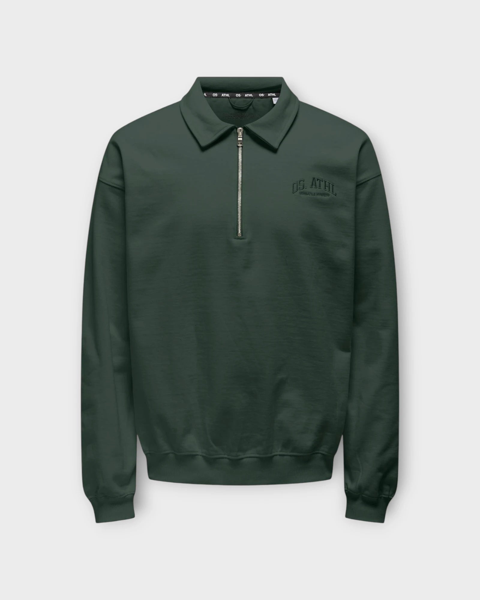 Blais ATHL Rugby Sweat Ponderosa Pine - Only and Sons Sweatshirt til Mænd. Her set forfra.