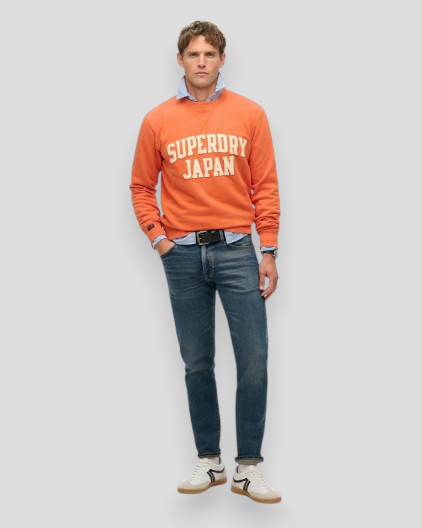 Vintage Athletic Crew - Preppy Orange