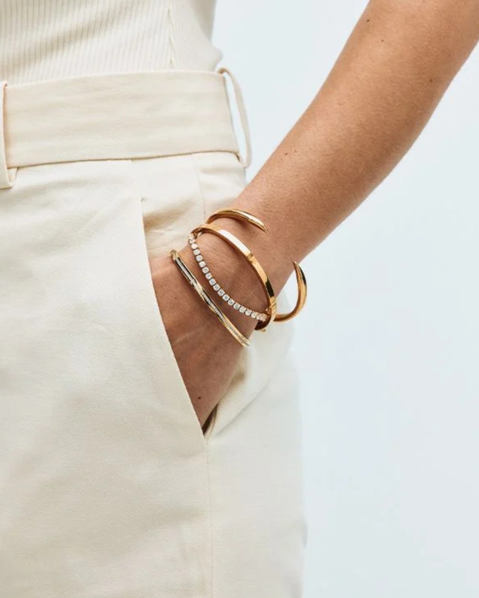 Tennis Bracelet Small - Gold
