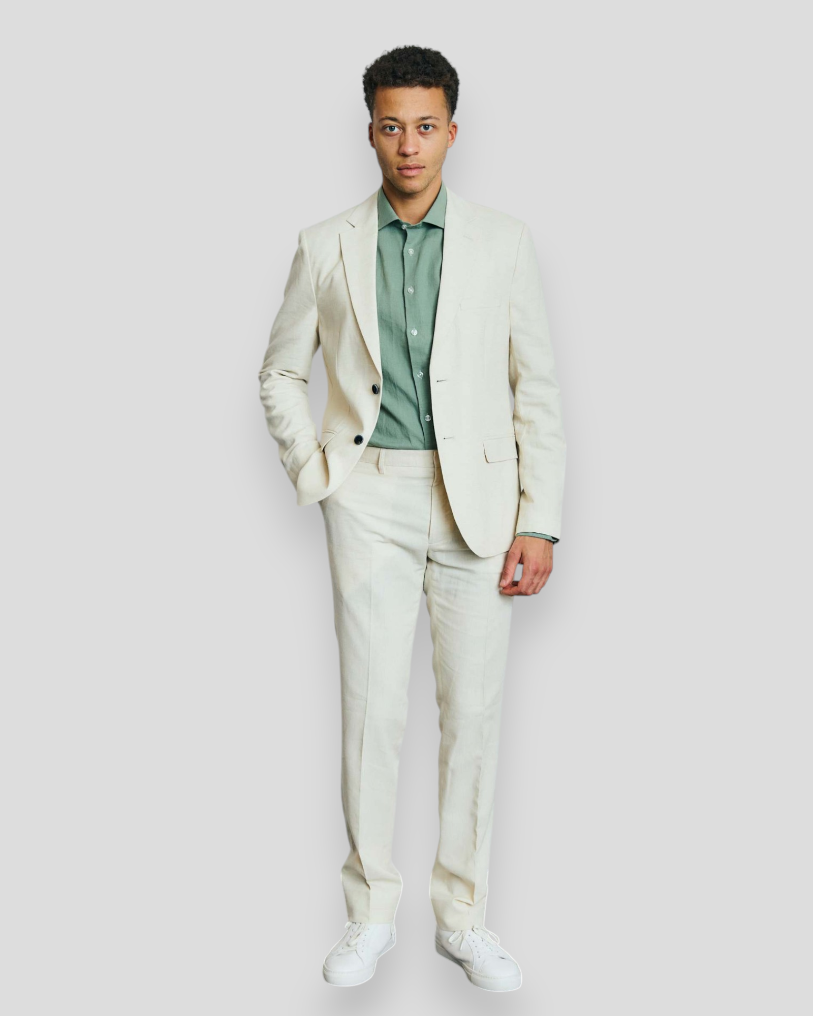 Pollino Classic Fit Blazer - Beige