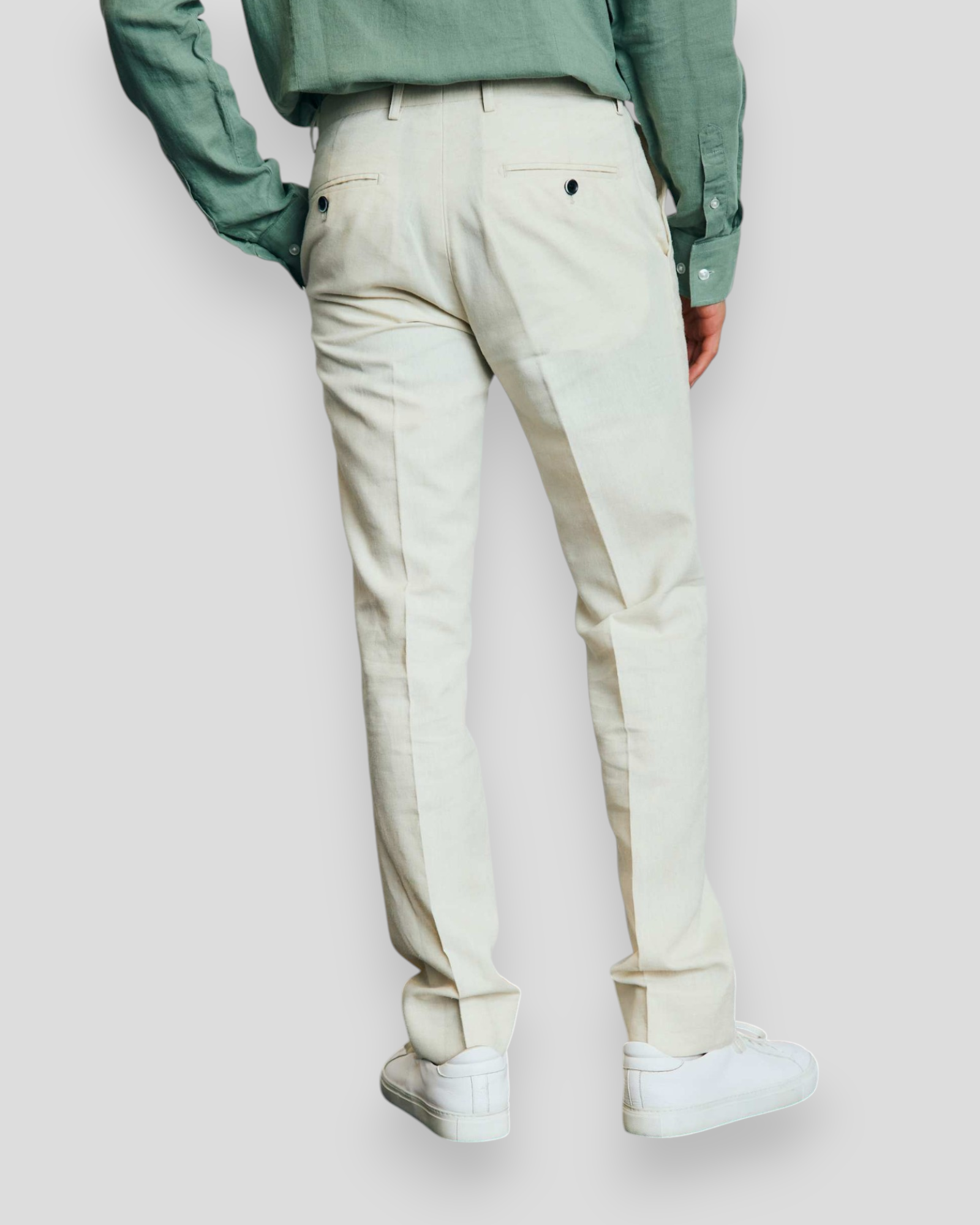 Pollino Classic Fit Suit Pants - Beige