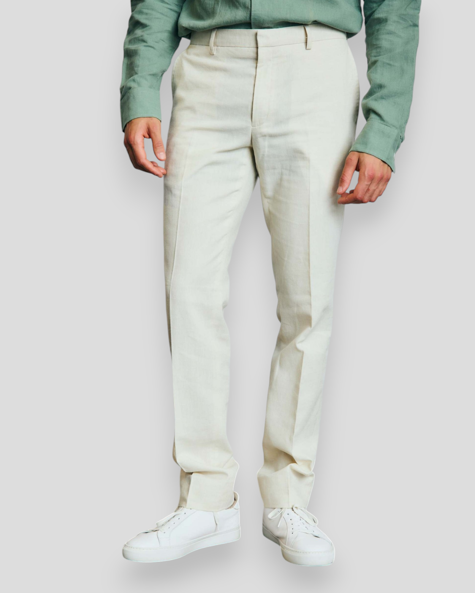 Pollino Classic Fit Suit Pants - Beige