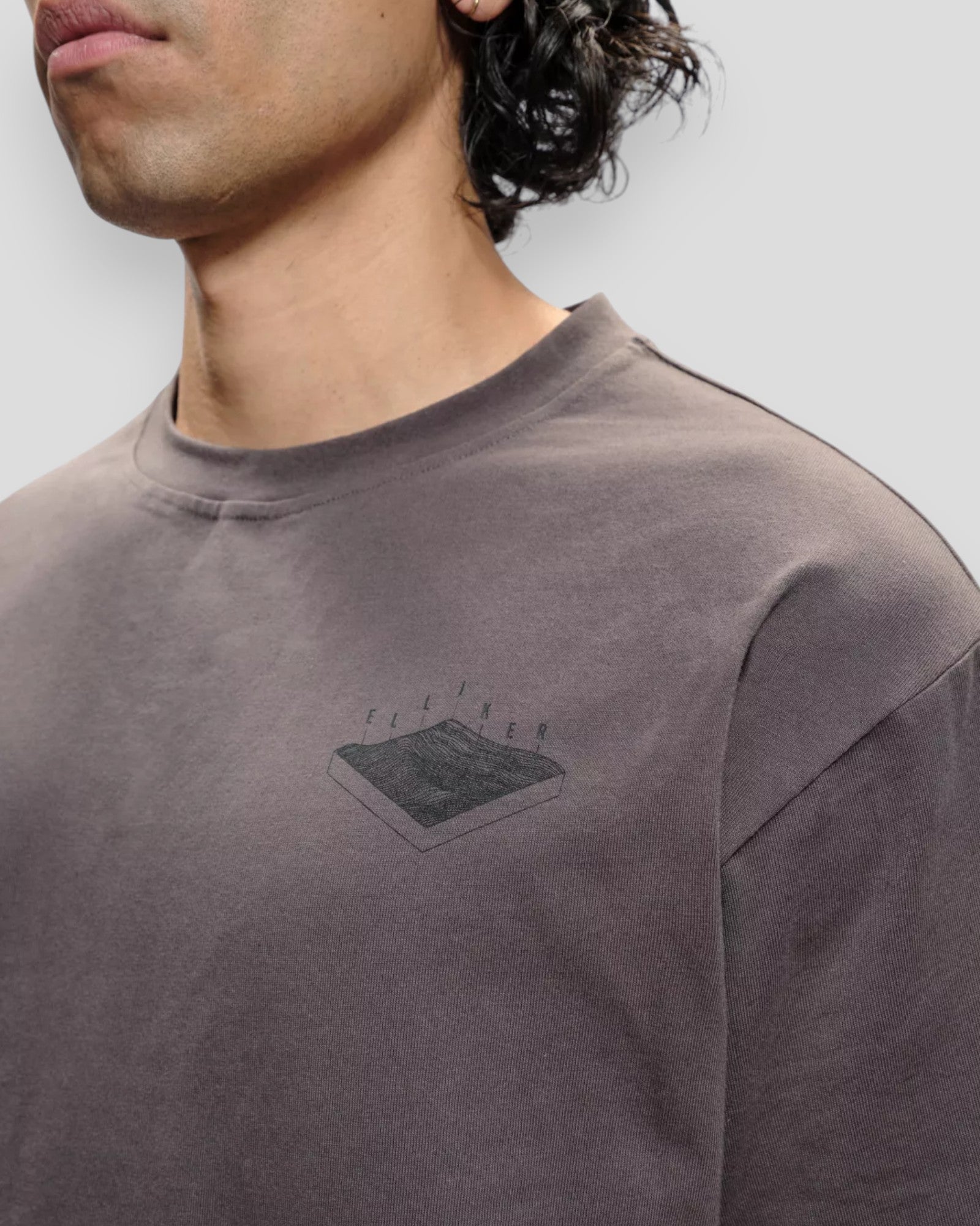 Rill Hill Print Short Sleeve T-Shirt - Grey