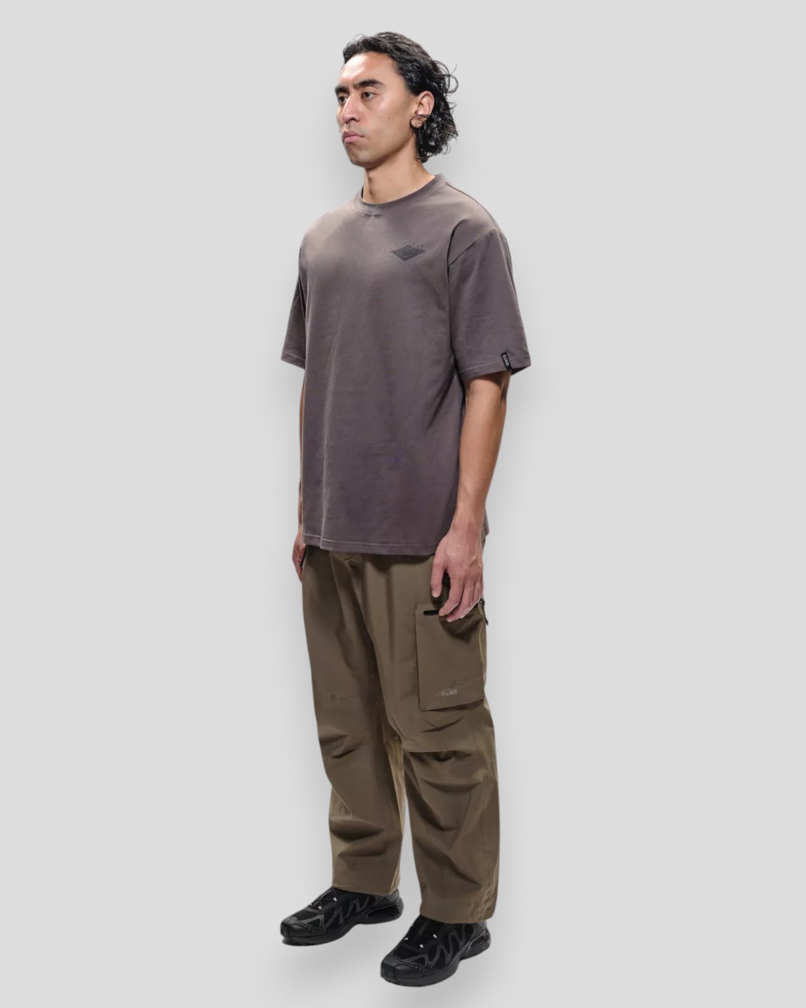Rill Hill Print Short Sleeve T-Shirt - Grey
