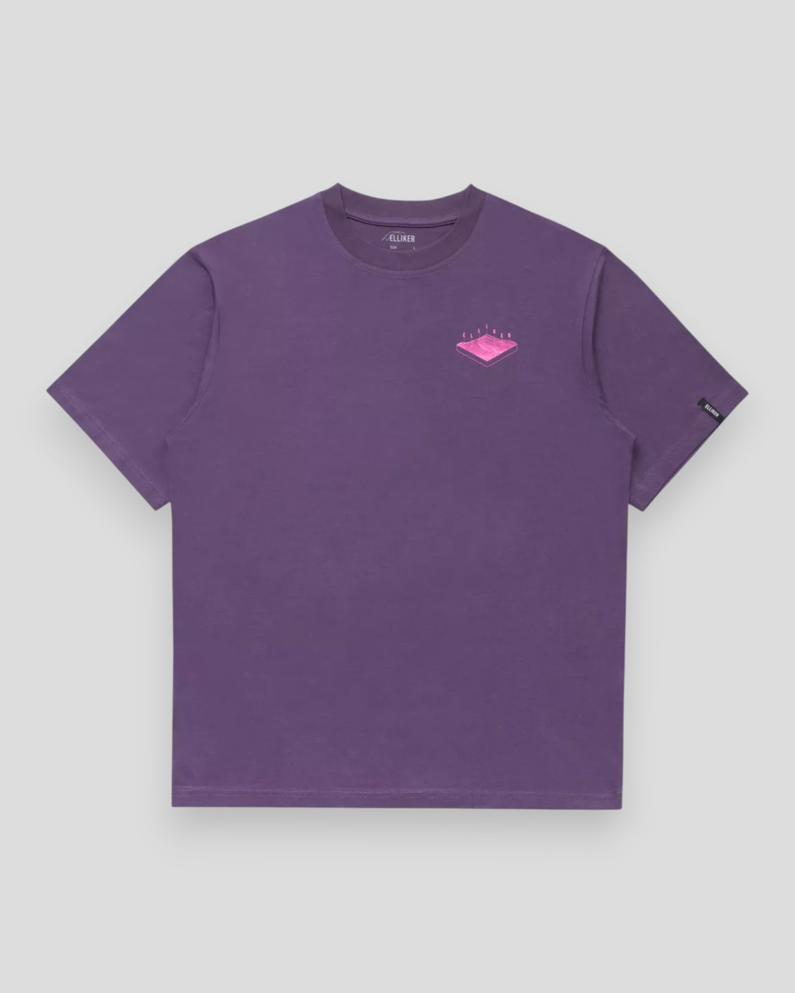 Rill Hill Print Short Sleeve T-Shirt - Purple