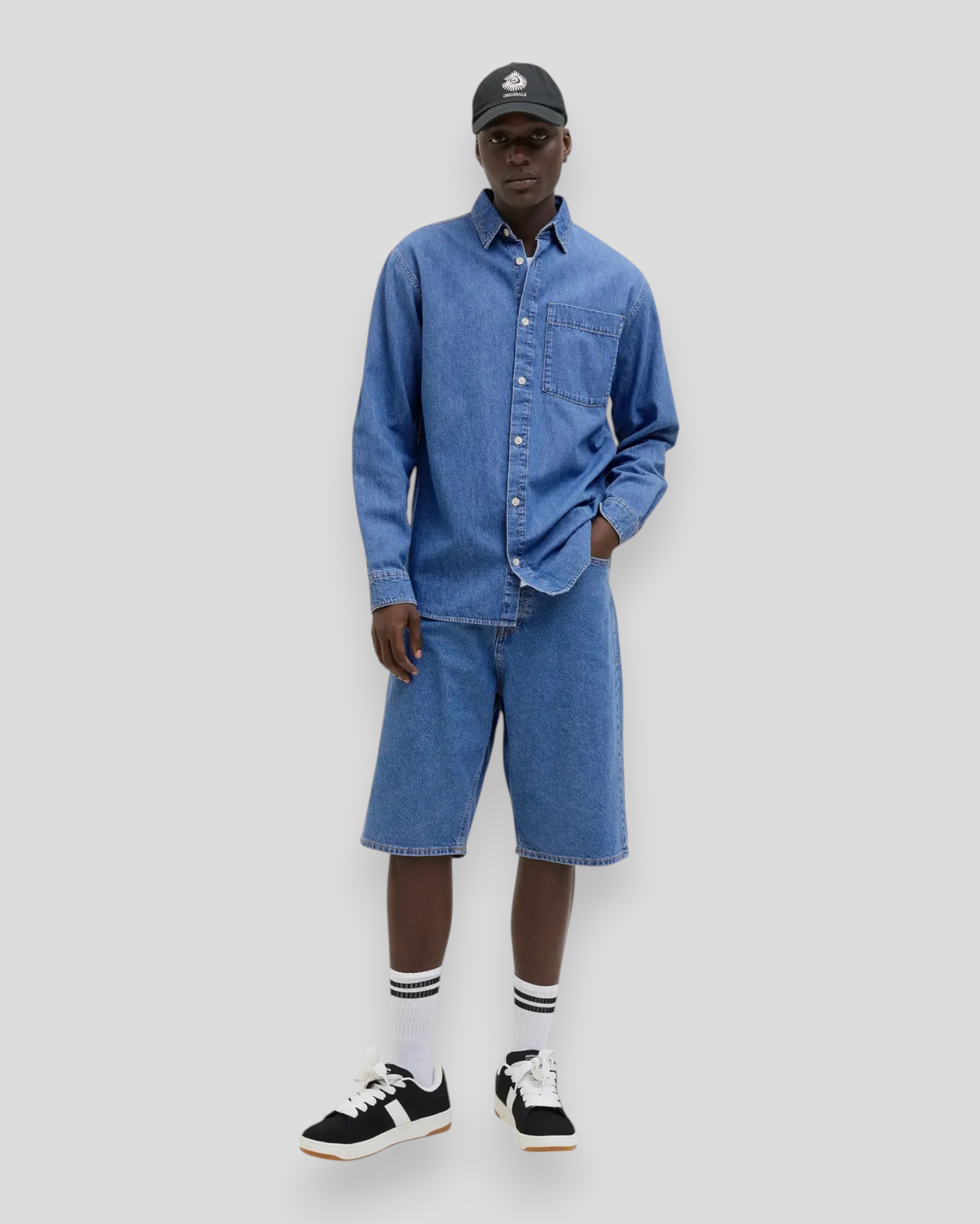 Ron Original Shorts SQ 730 - Blue Denim