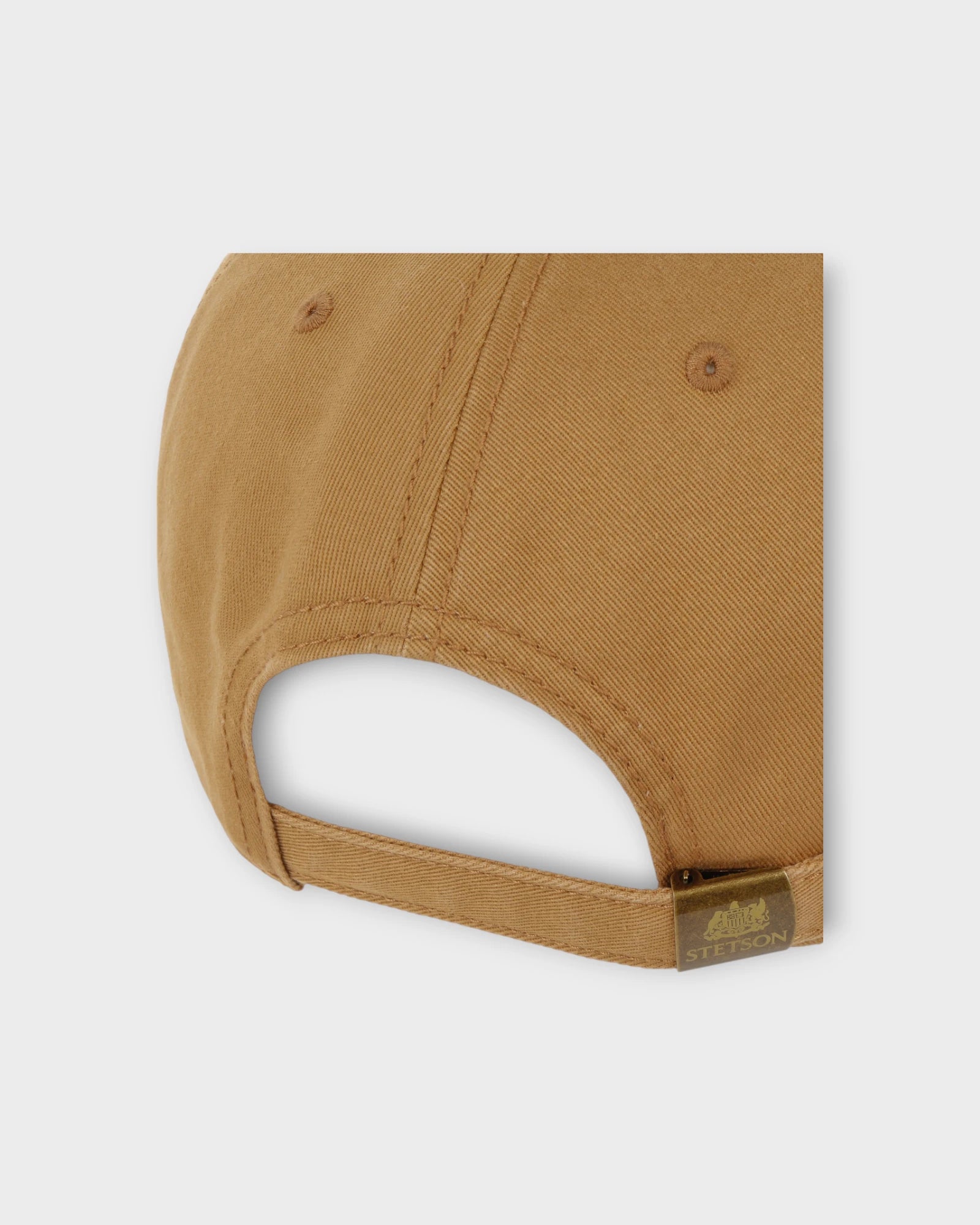 Baseball Cap Lenloy Sand - Sandfarvet Stetson Kasket til Mænd - Julegaver til Ham. her set bagfra.