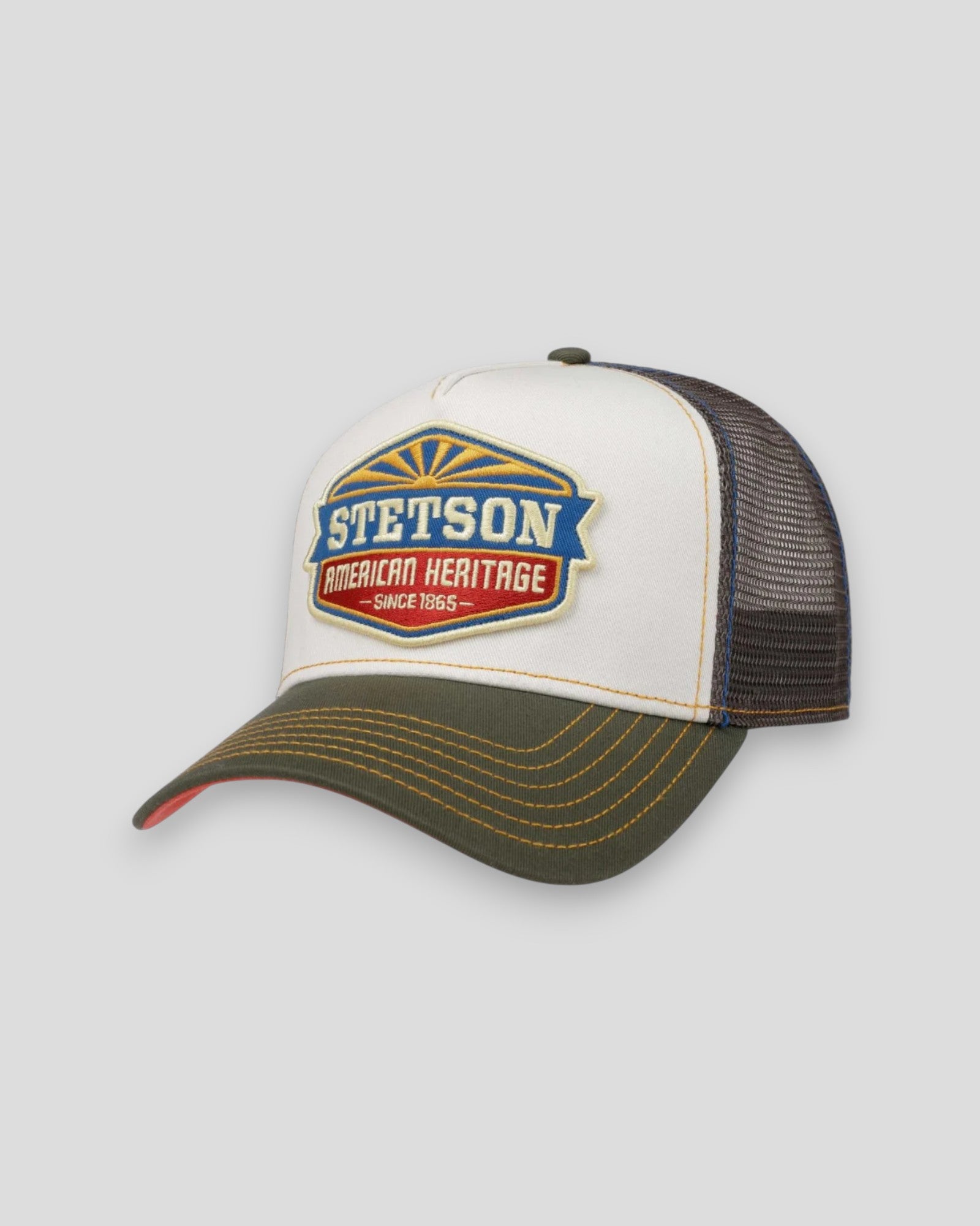 Trucker Cap Sun - Olive/White