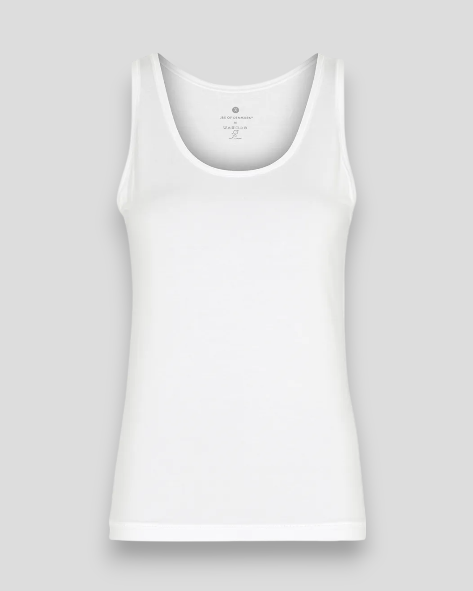 Single Bamboo Tanktop - White