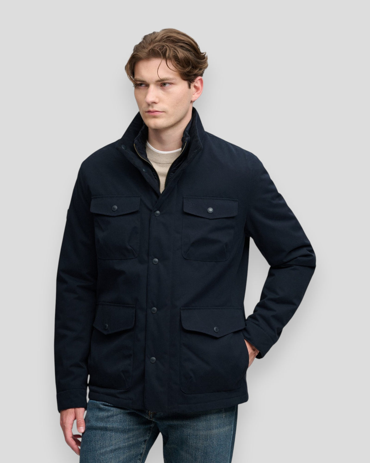 2 In 1 Burford Jacket - Eclipse Navy