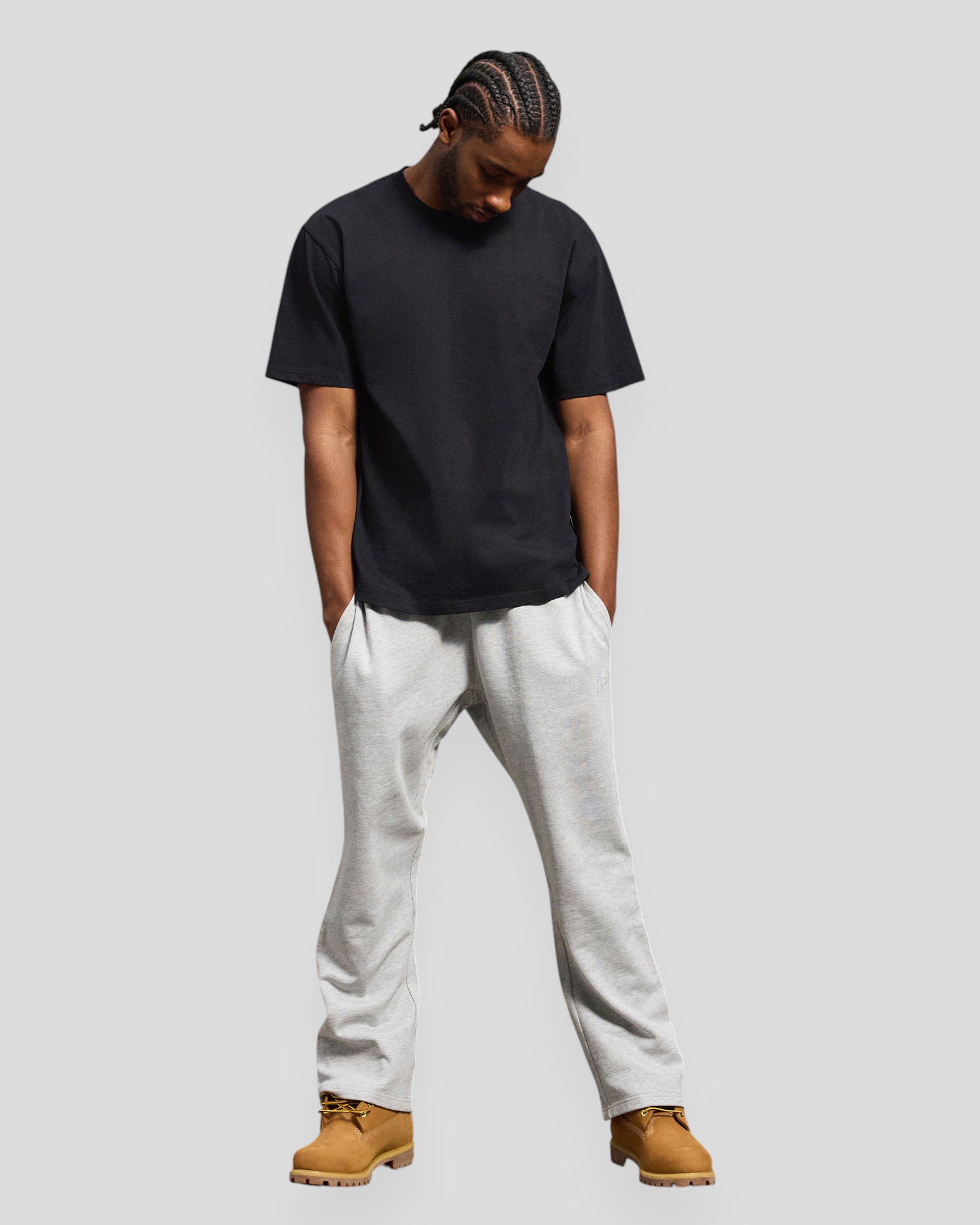 Heavy Box Fit SS Tee - Black Beauty