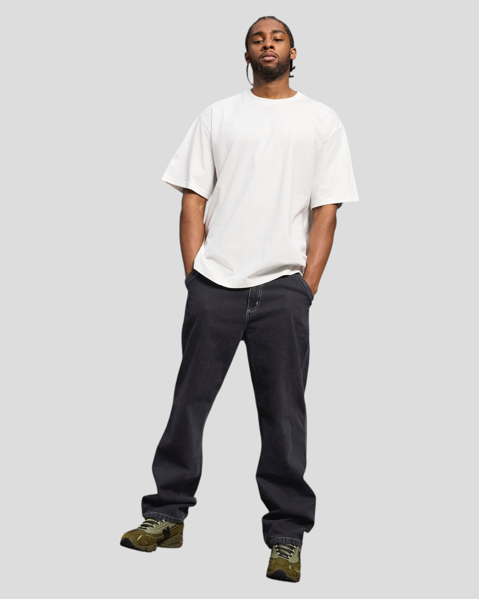 Heavy Box Fit SS Tee - Brilliant White