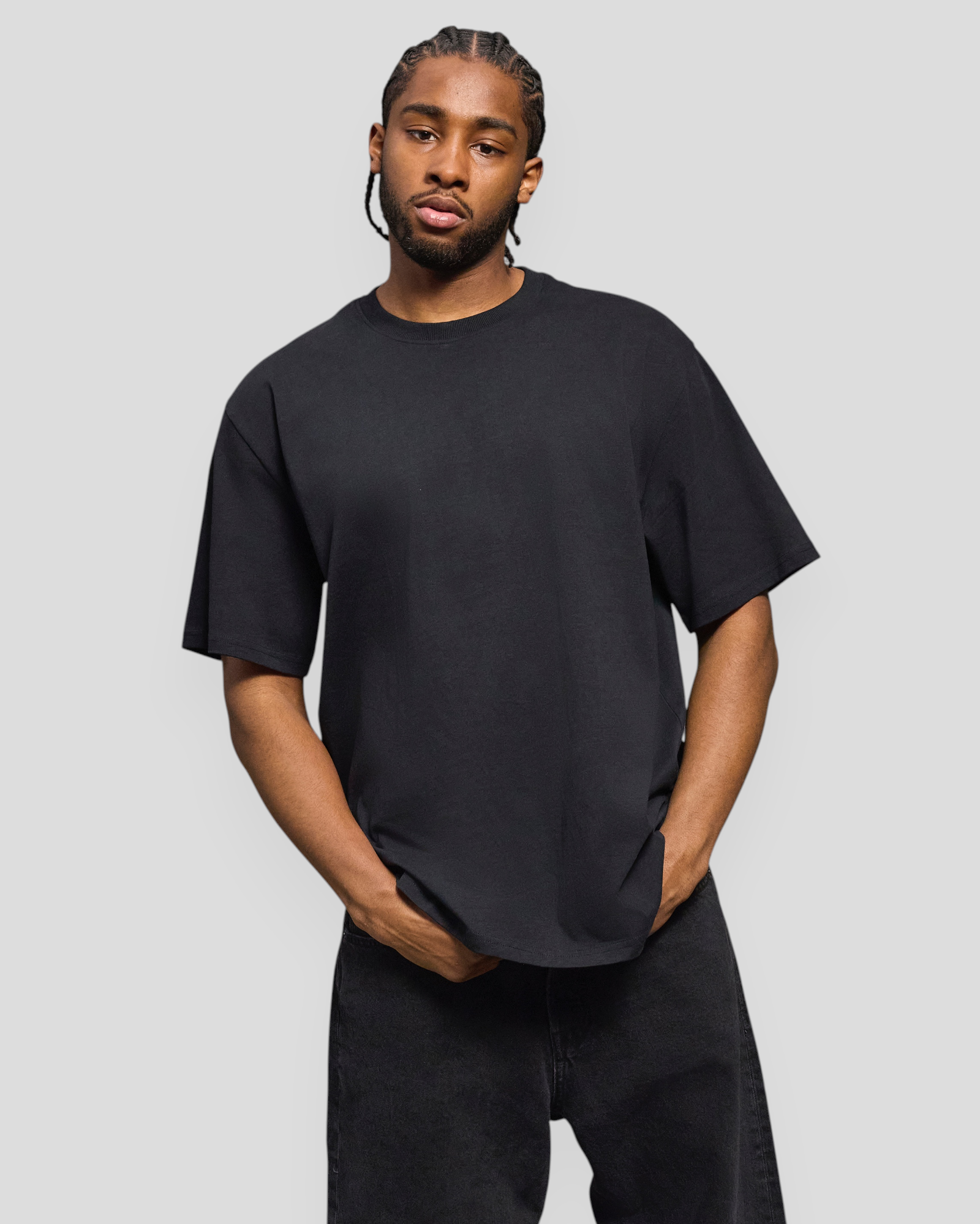 Back Logo SS Tee - Black Beauty
