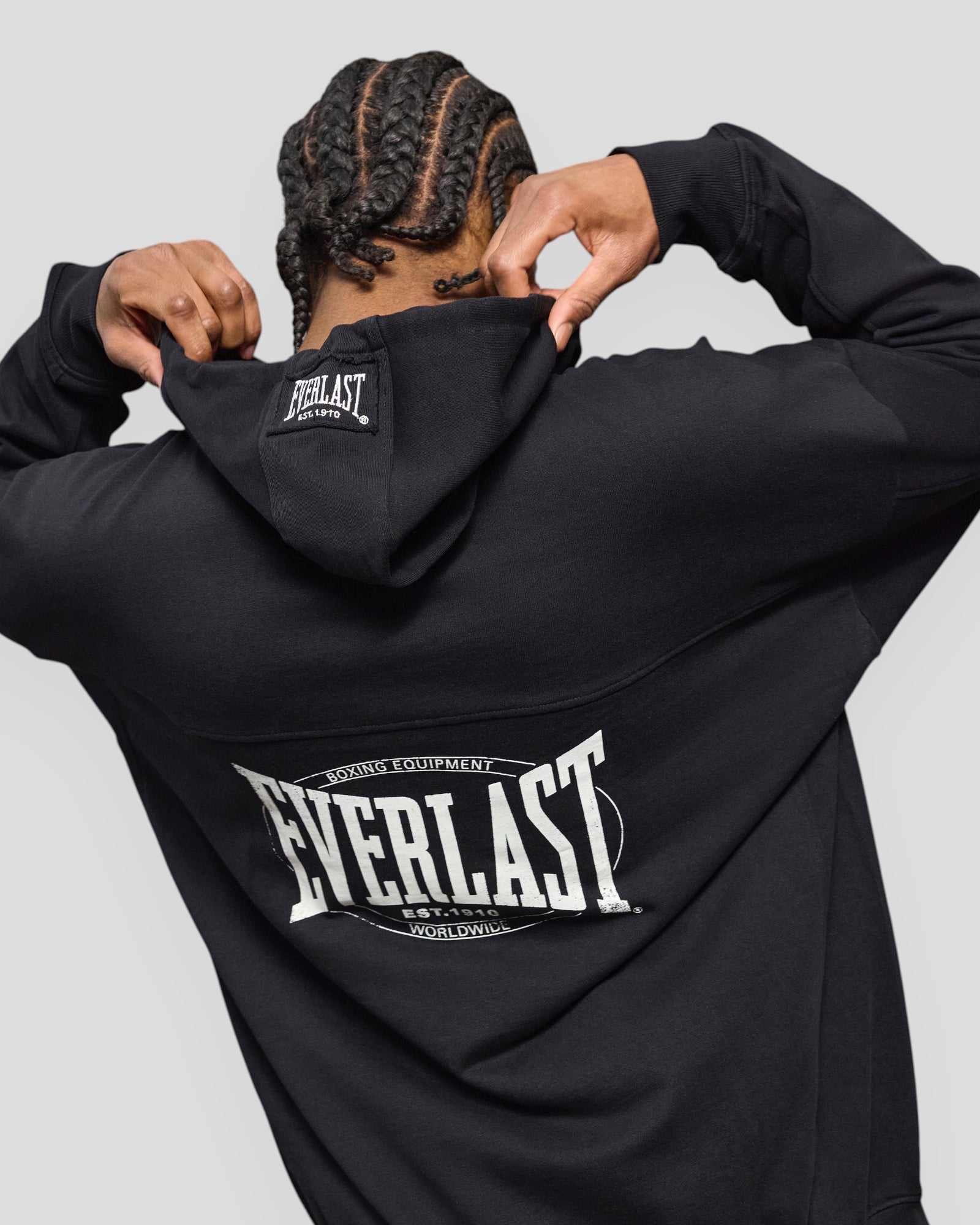 Oversized Sweat Hoodie - Black Beauty