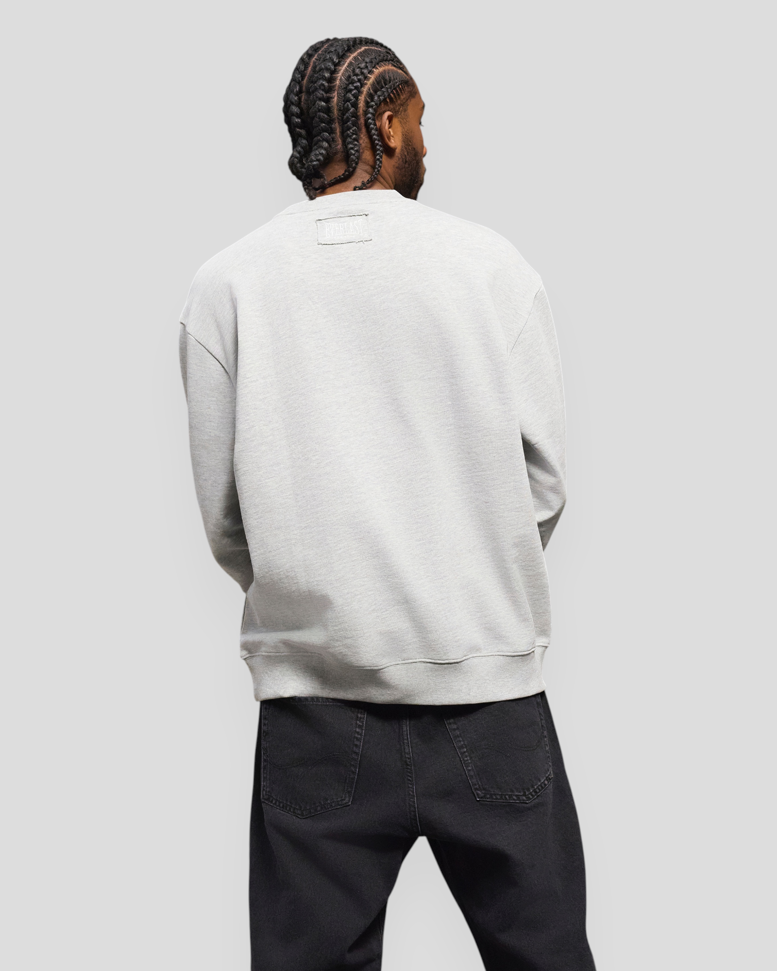 Logo Crew Sweat - Light Grey Melange