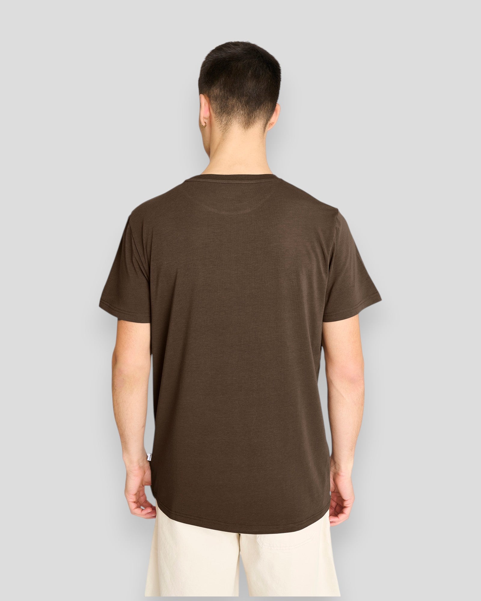 Resteröds Bamboo Tee - Brown