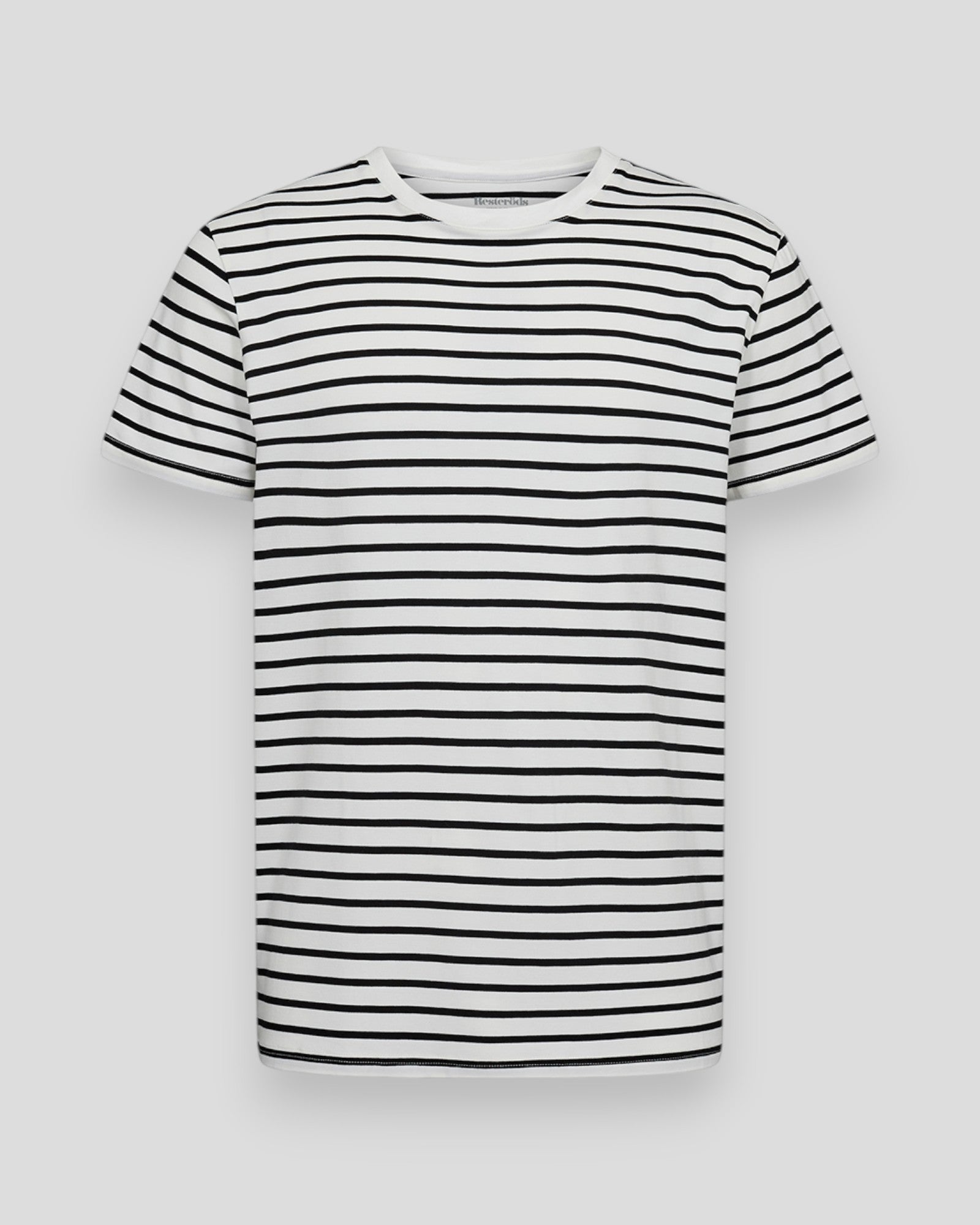 Resteröds Bamboo Tee - Black Stripes