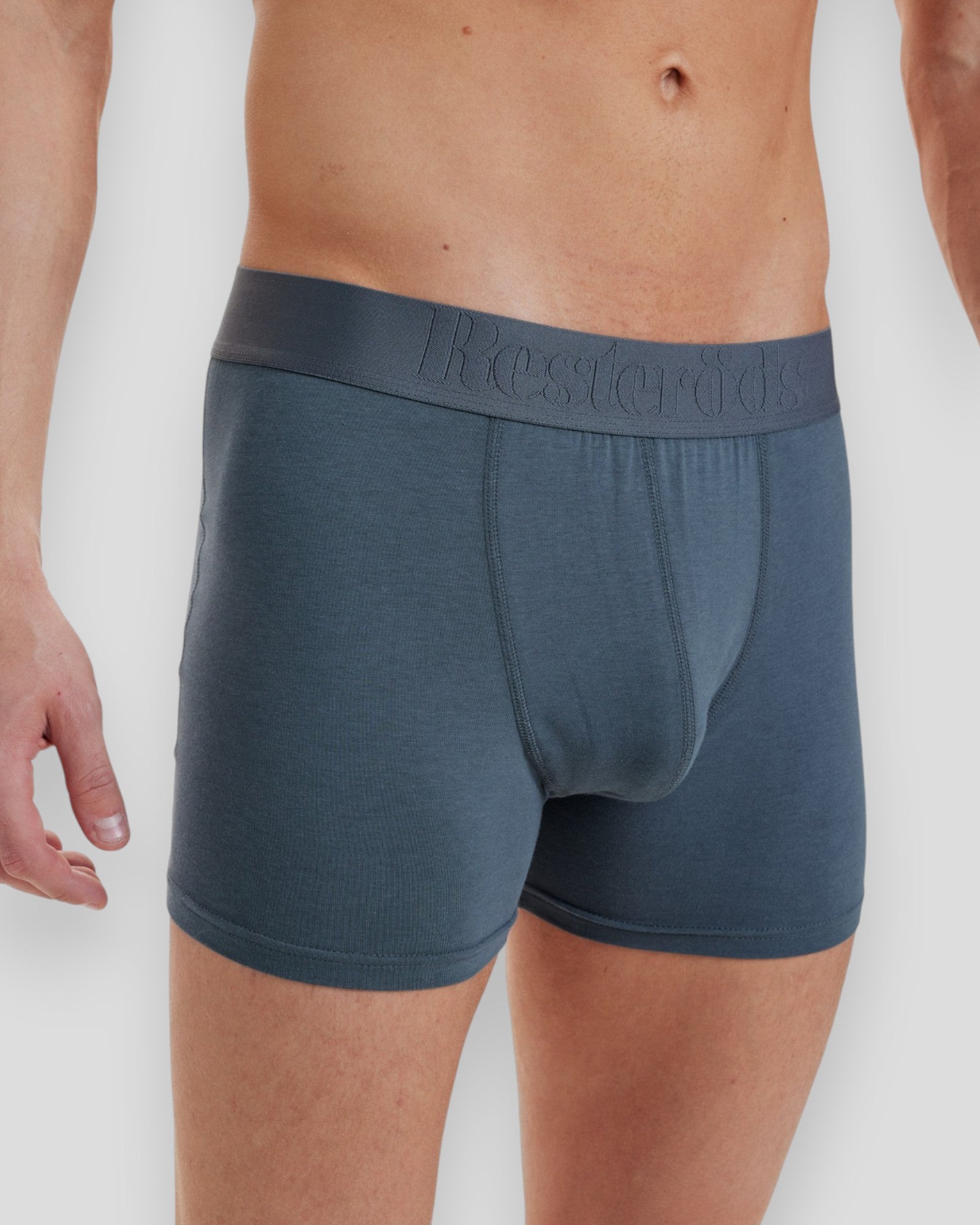 Farverige Resteröds Gunnar bambus herreboxershorts i 3-pack, bløde og komfortable underbukser til mænd.