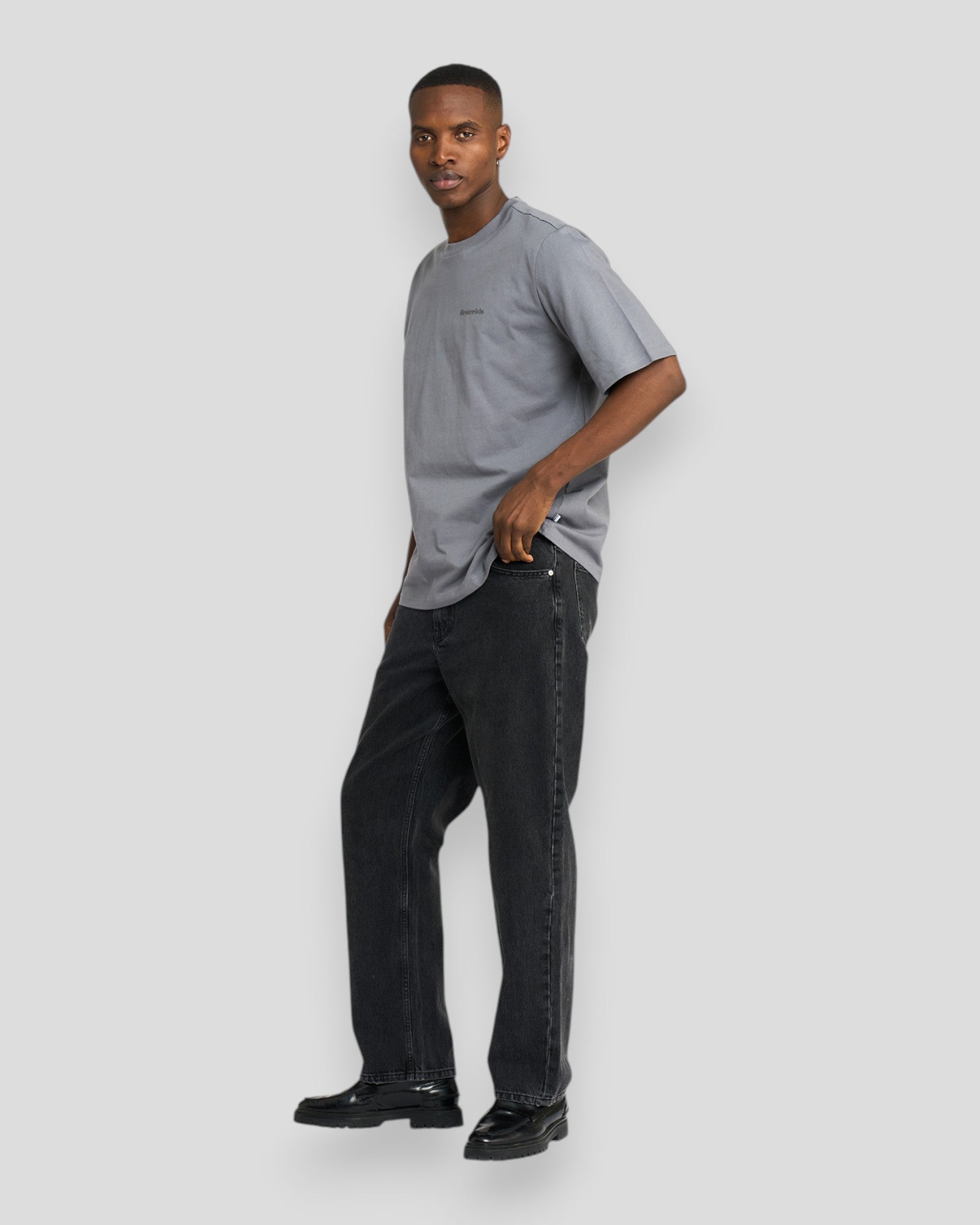 Owen Loose Fit Jeans - Charcoal