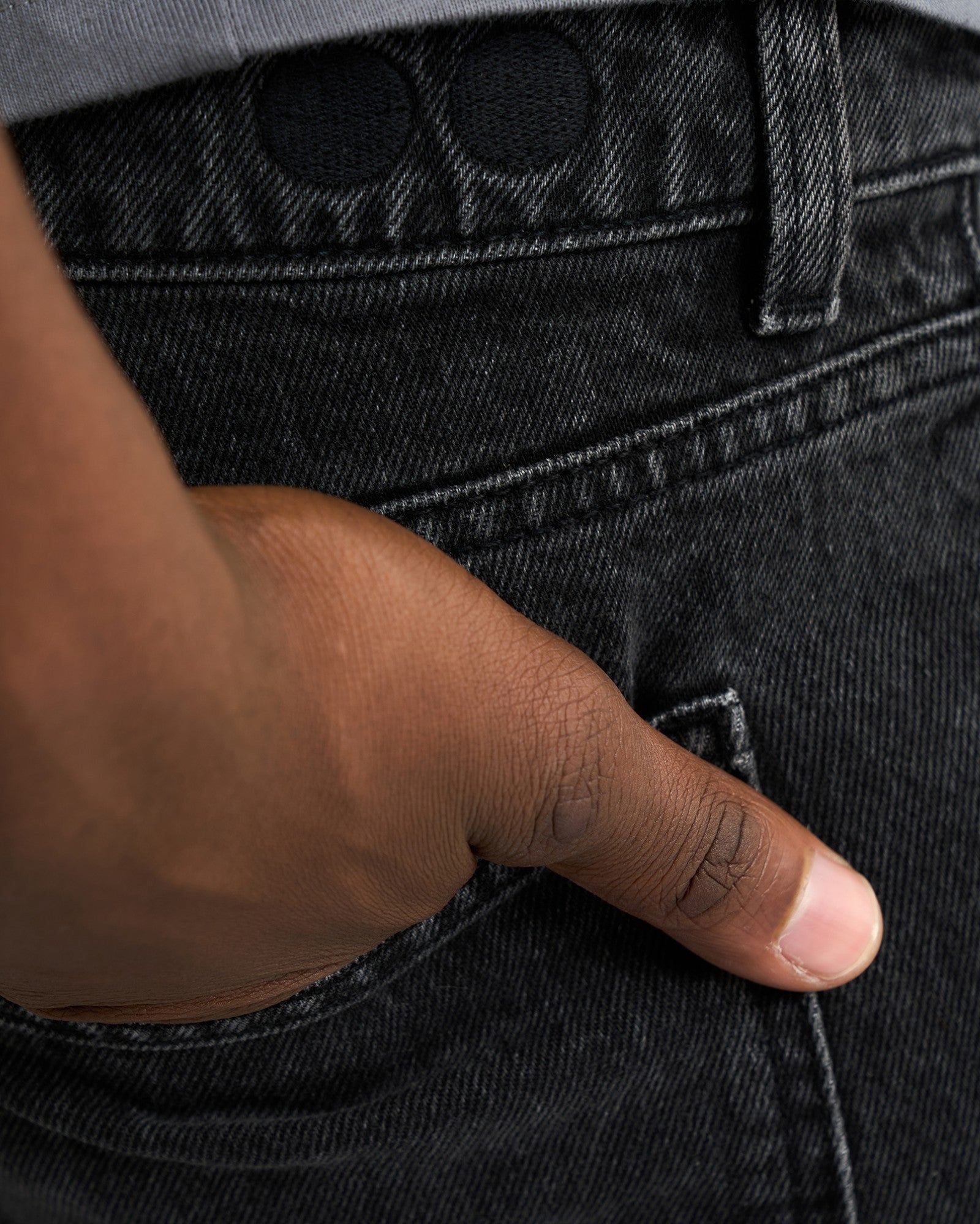 Owen Loose Fit Jeans - Charcoal