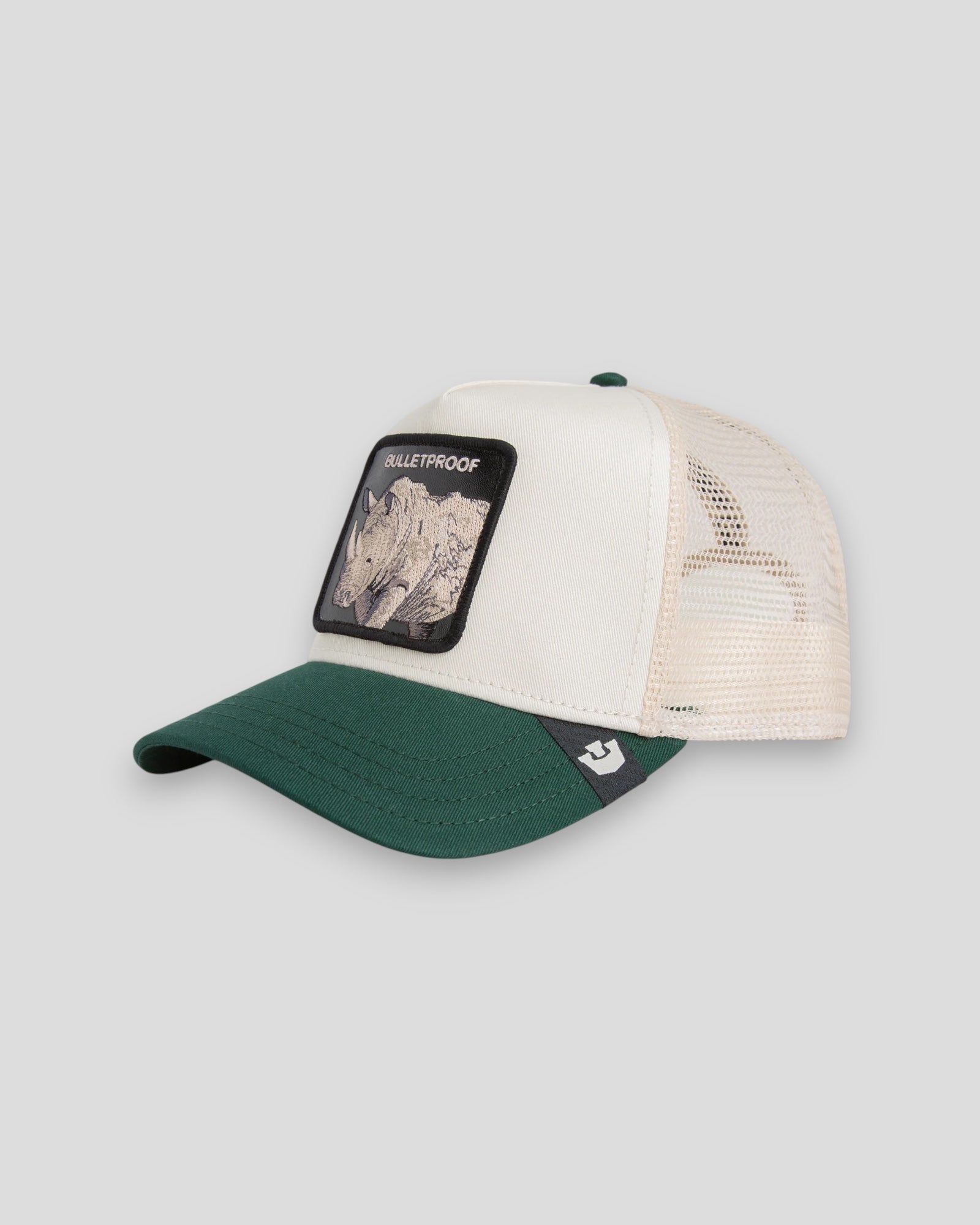 Bulletproof Trucker Cap - Chalk/Guard Green