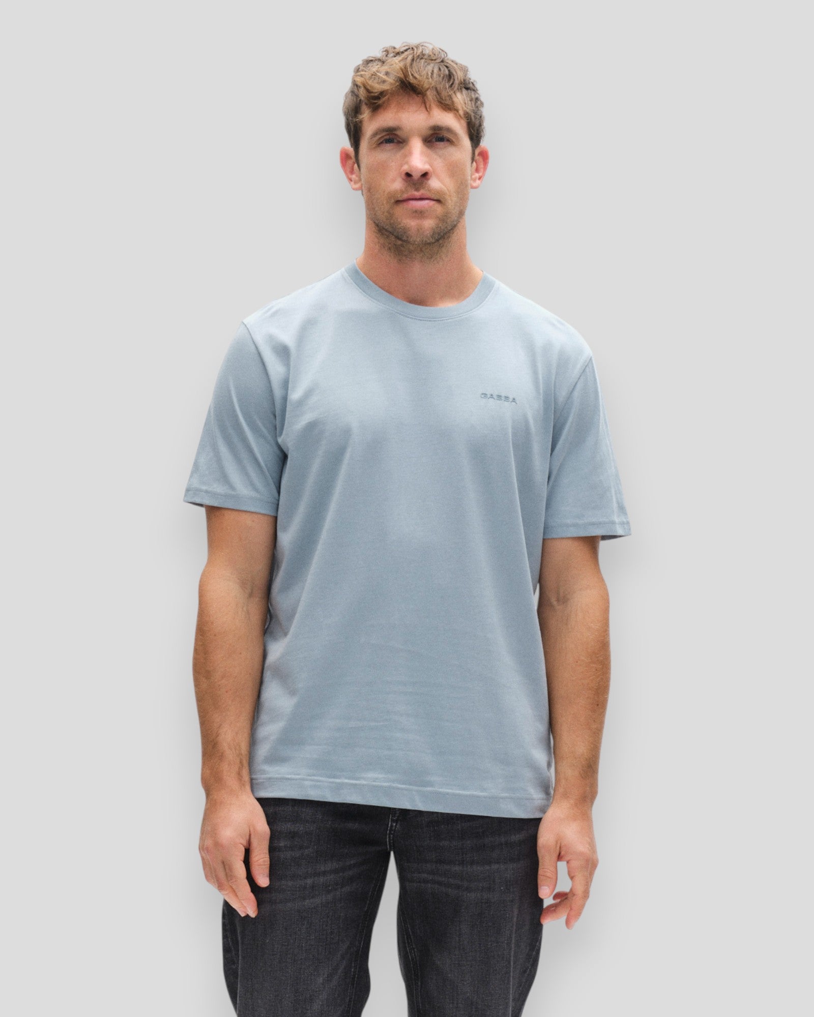 Dune Logo SS Gots - Light Blue