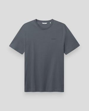 Dune Logo SS Gots - Turbulence Blue