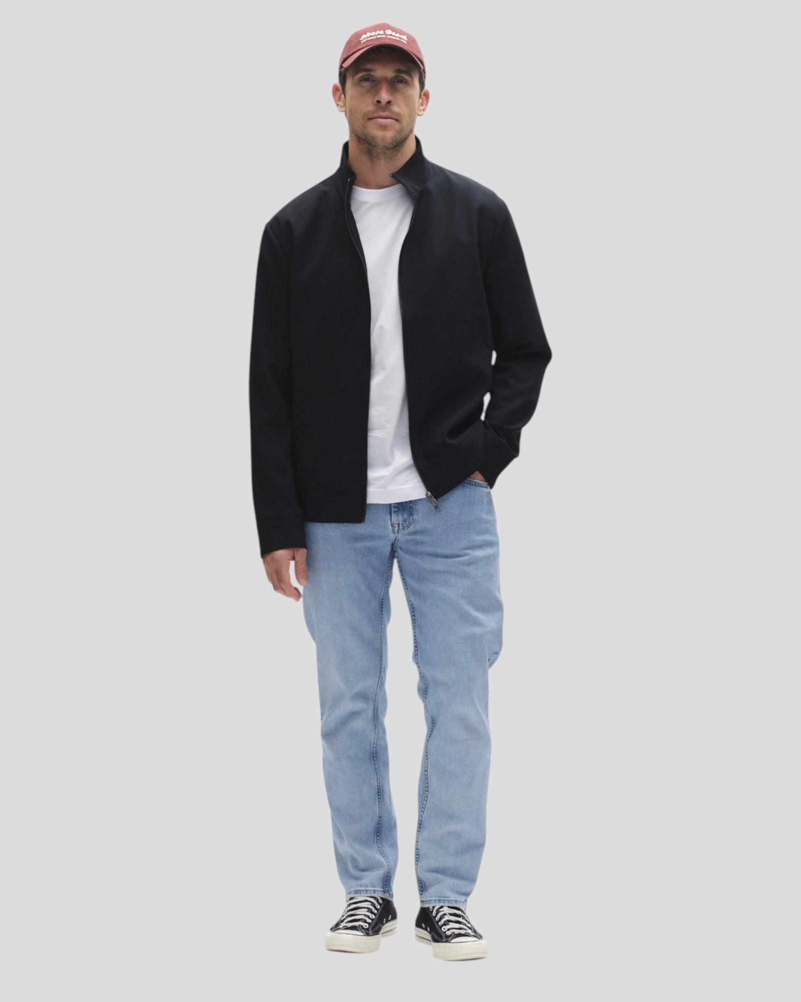 Gabba Marc F1012 regular jeans i lys blå denim, casual pasform og klassisk design, synlig i billedet