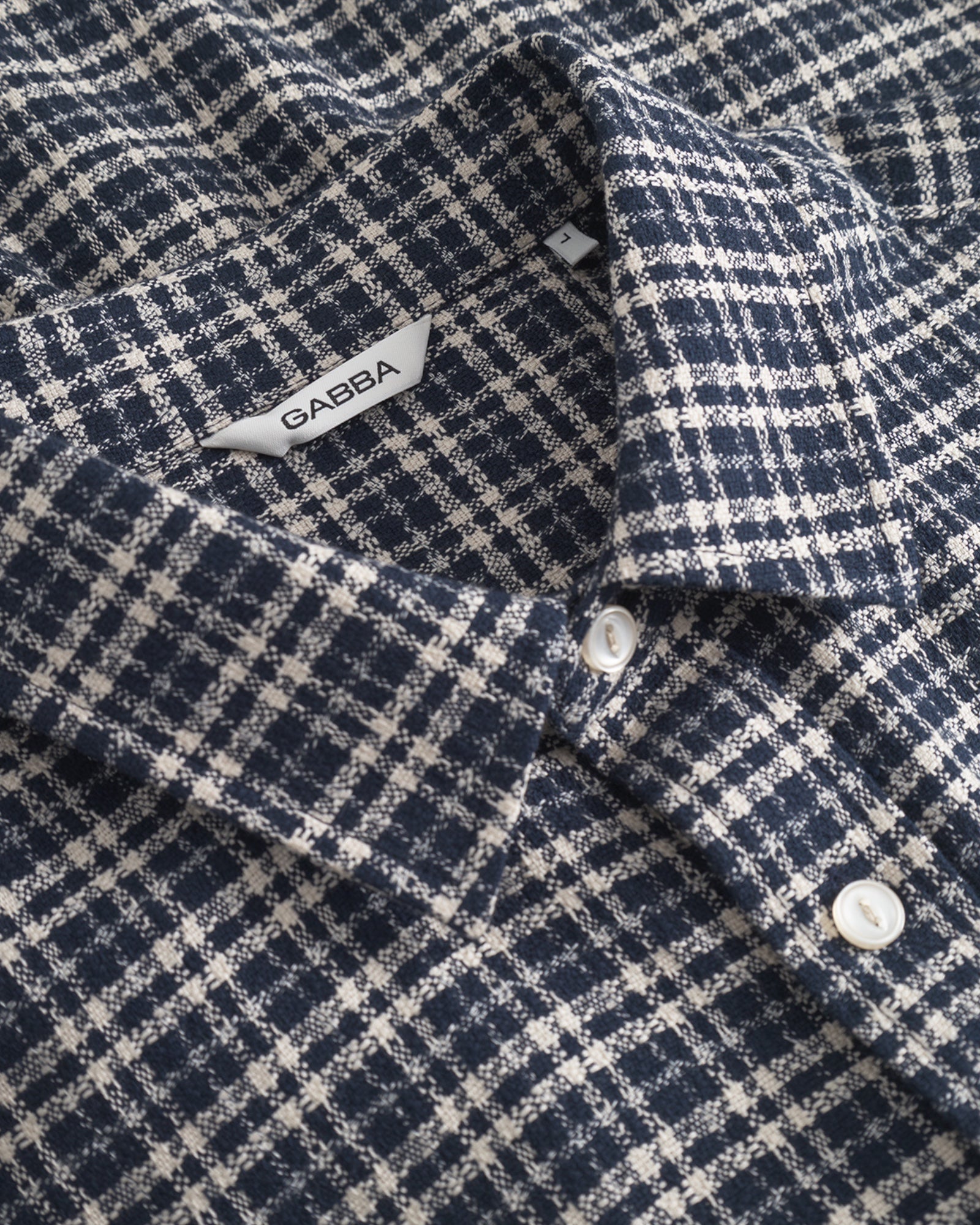 Sven Regular TX LS Shirt - Blue Check