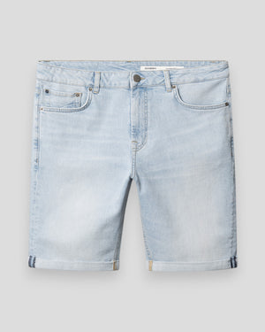 Markus Derby Shorts - Light Blue Denim