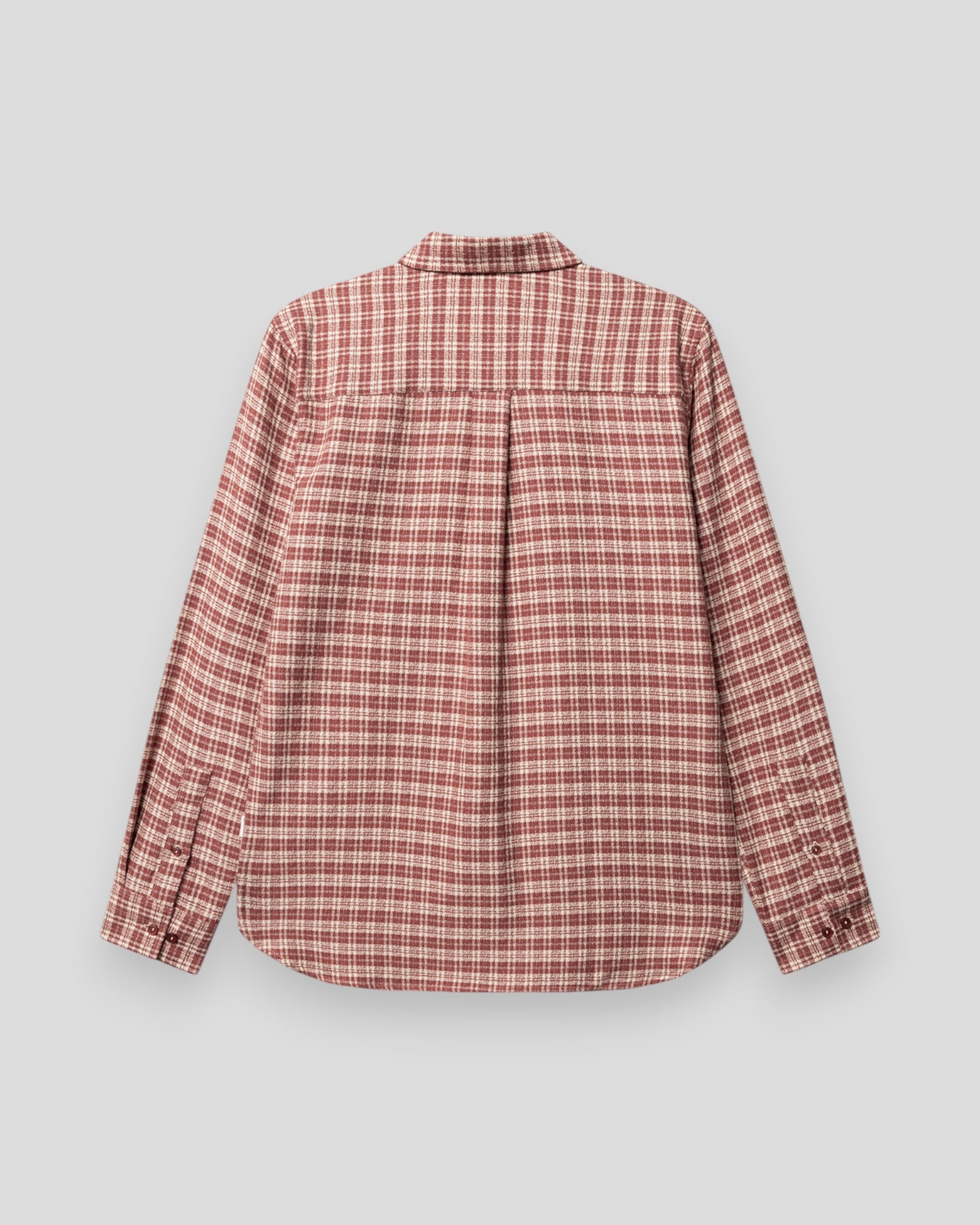 Sven Regular TX LS Shirt - Brick Red