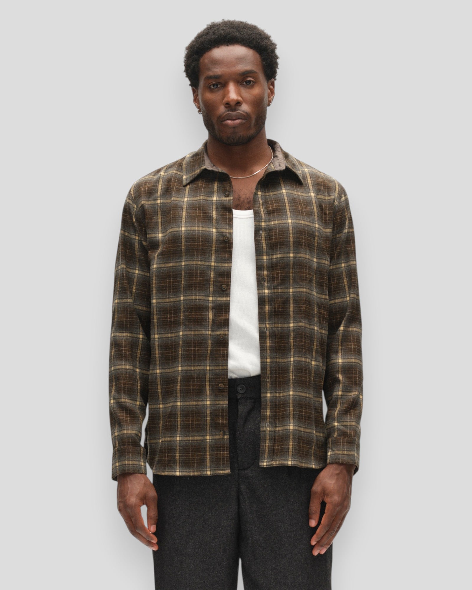 Sven Regular F1097 LS Shirt - Forest Night