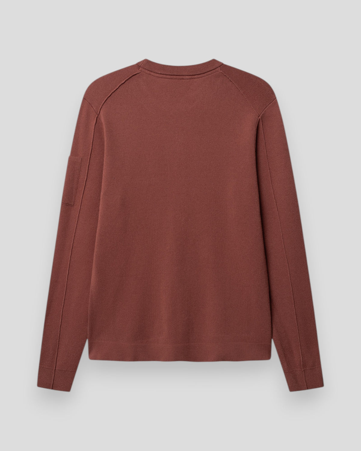 Adriel O-Neck Lume LS Knit - Brick Red