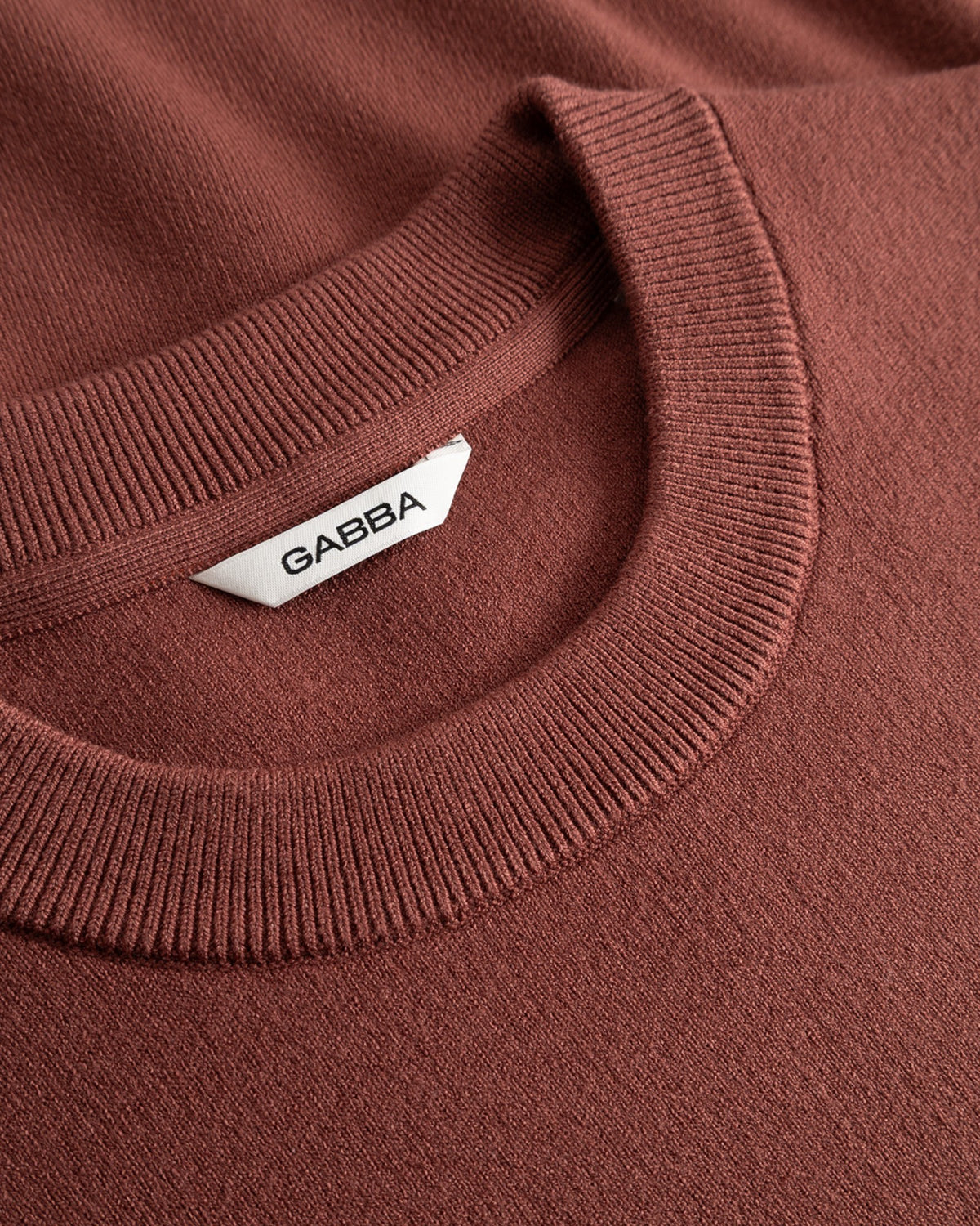 Adriel O-Neck Lume LS Knit - Brick Red