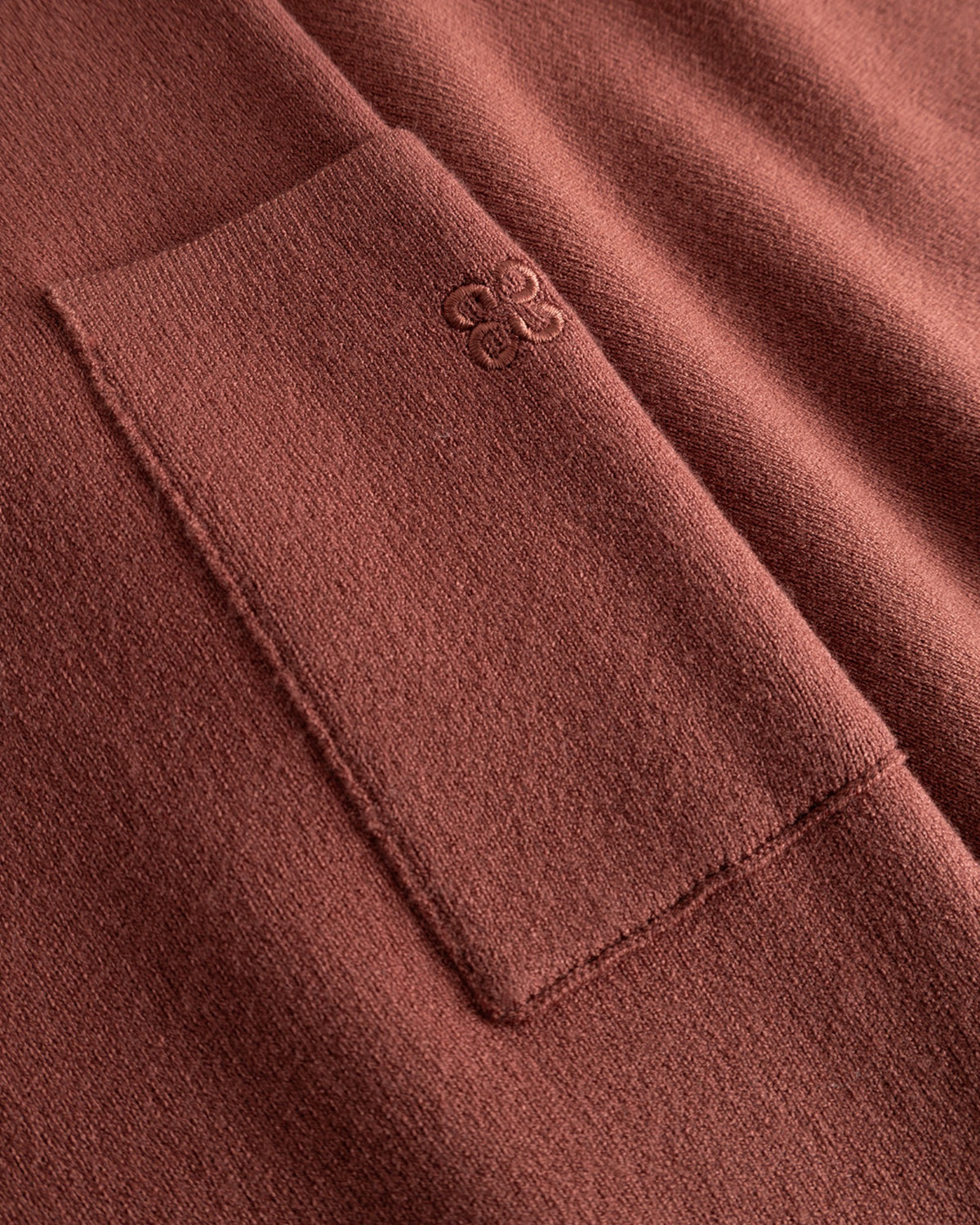 Adriel O-Neck Lume LS Knit - Brick Red