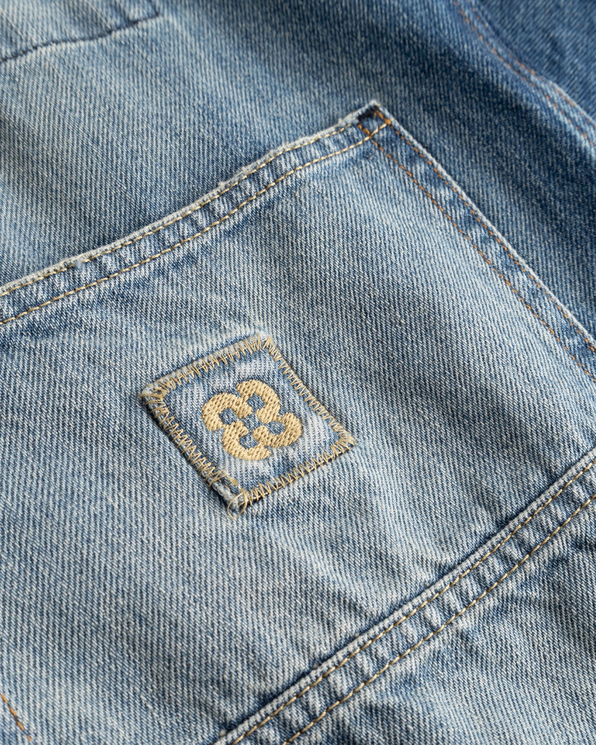 Beta Wolv DS0004 LS Overshirt - Dark Blue Denim