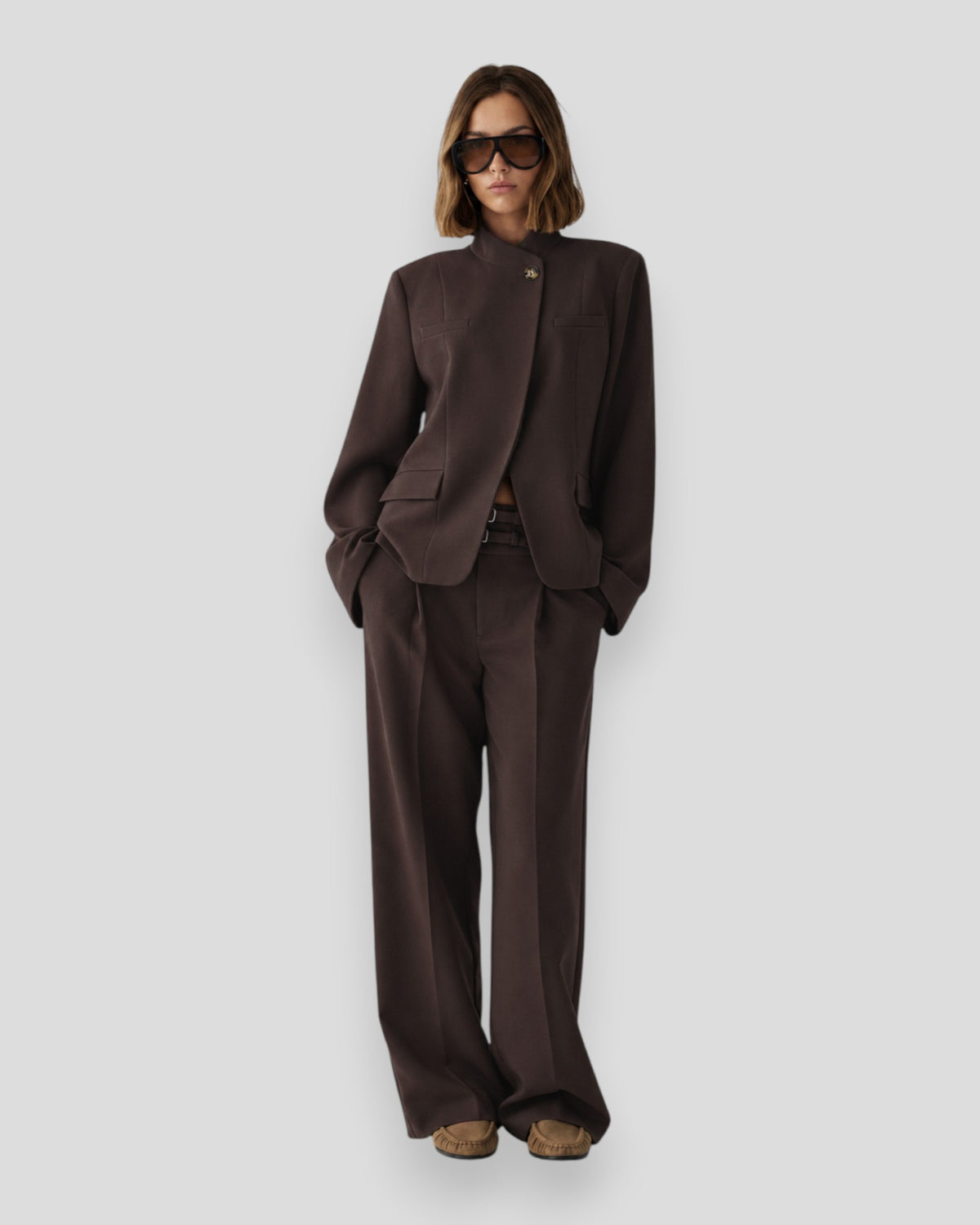 N-Monique Blazer - Chocolate