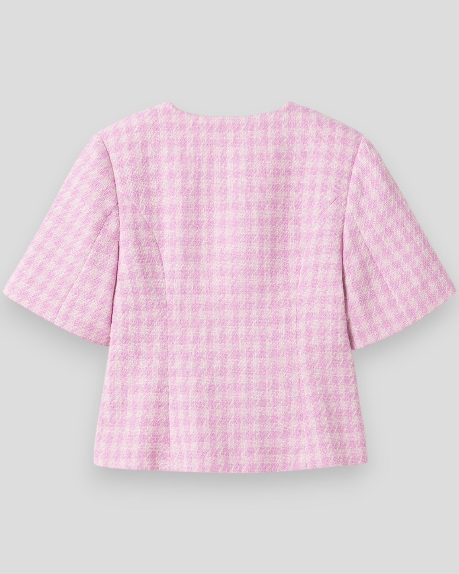 Noella N-Kasaundra dames blazer i baby pink med klassisk snit og knaplukning, perfekt til elegant påklædning