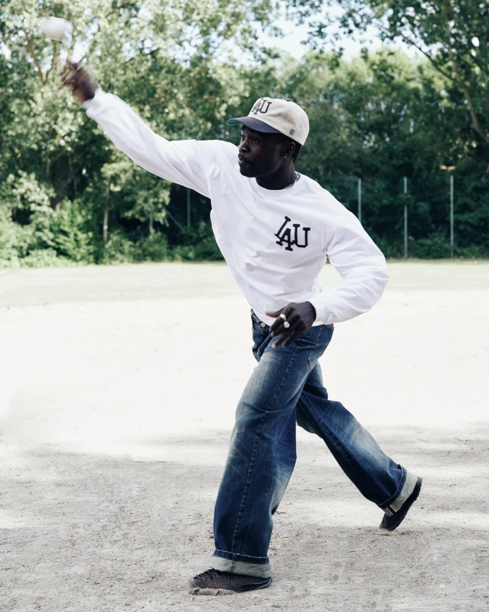 Biggie Long Sleeve Tee - White