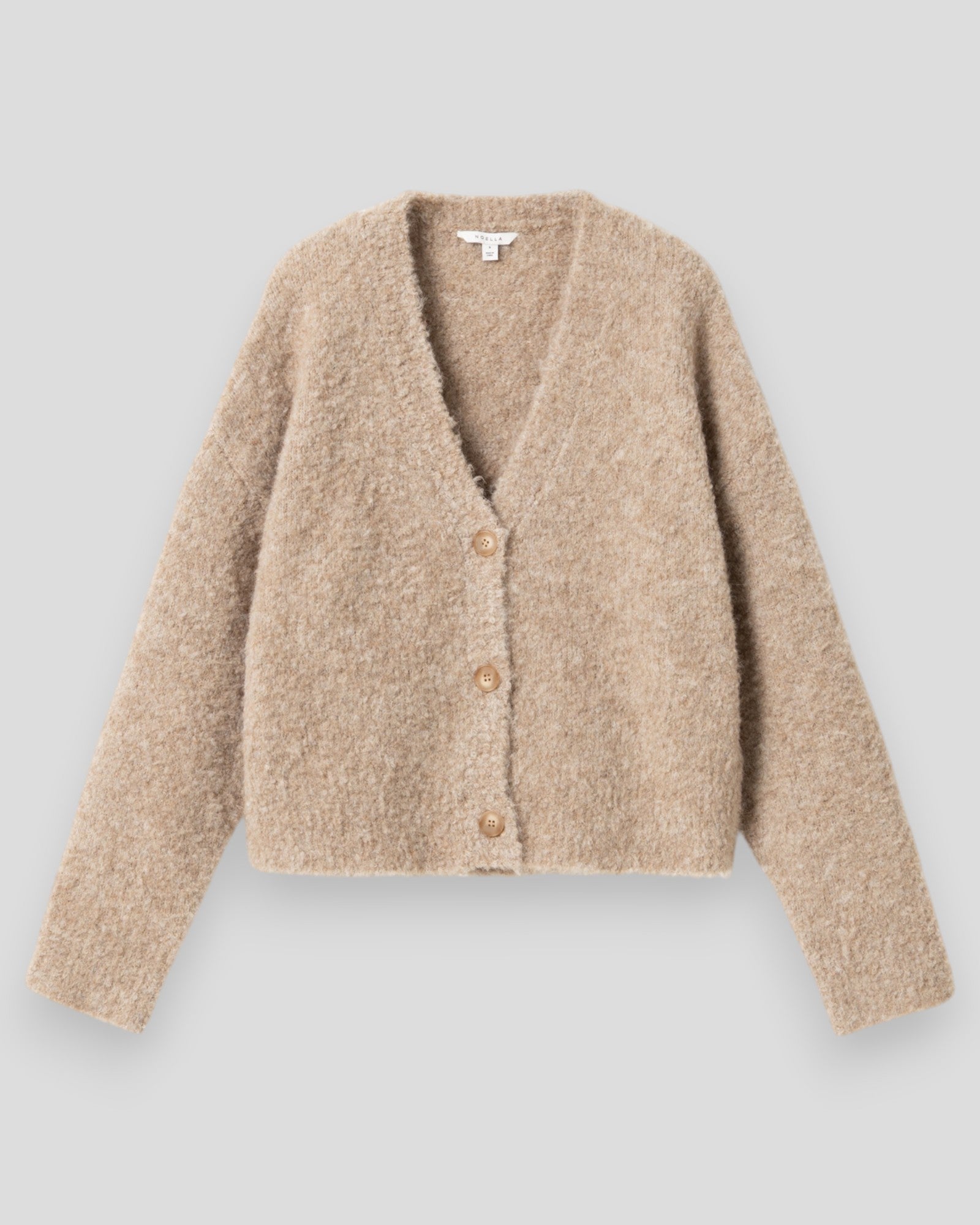 N-Mertis Knit Cardigan - Sand