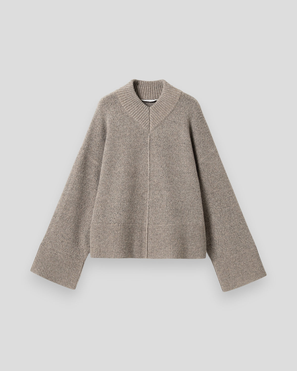 N-Maidie Knit - Dark Sand Melange