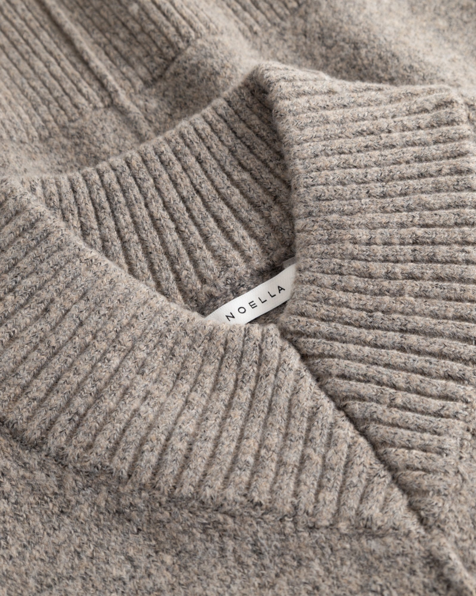 N-Maidie Knit - Dark Sand Melange
