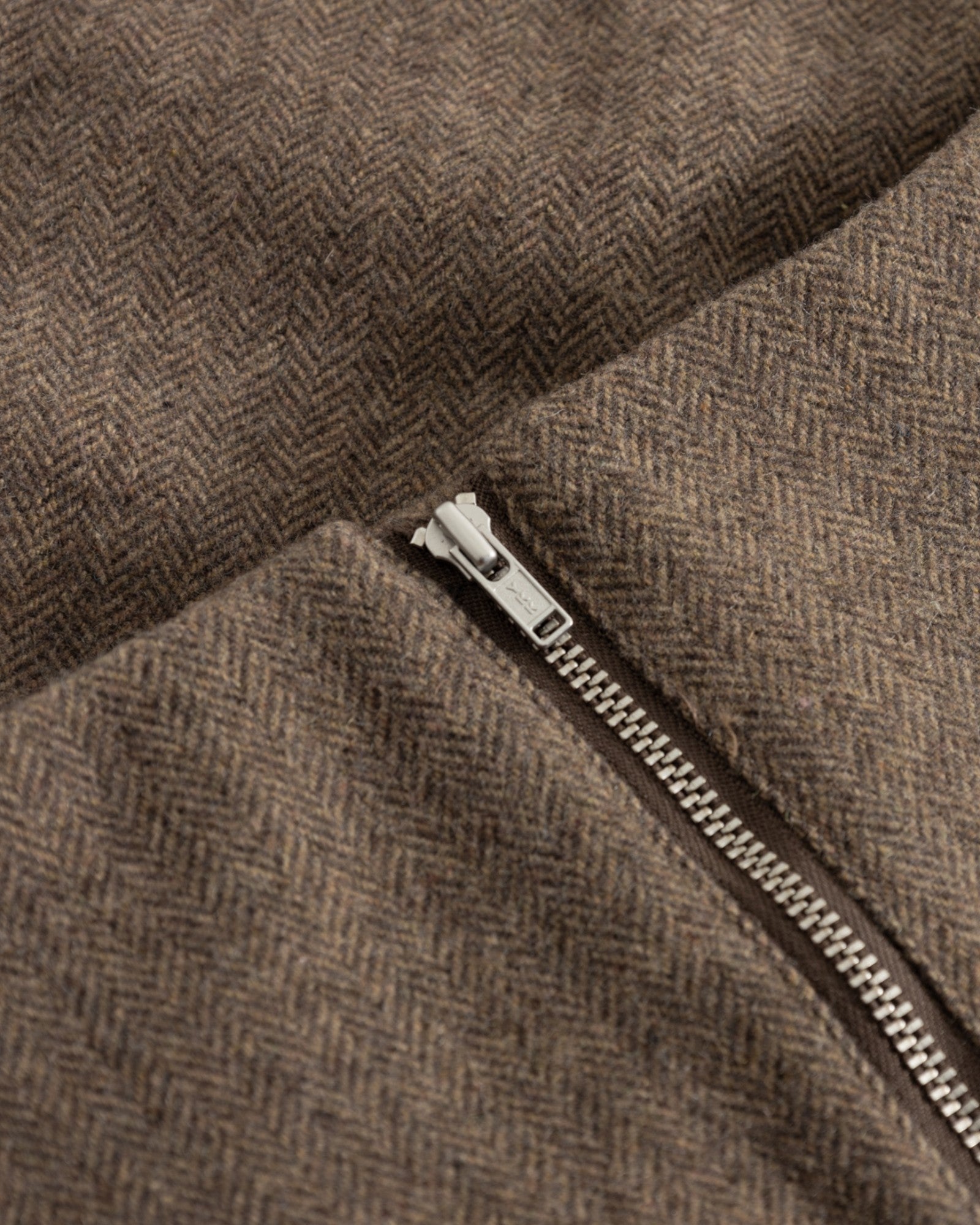 N-Maybelle Skirt - Brown Herringbone