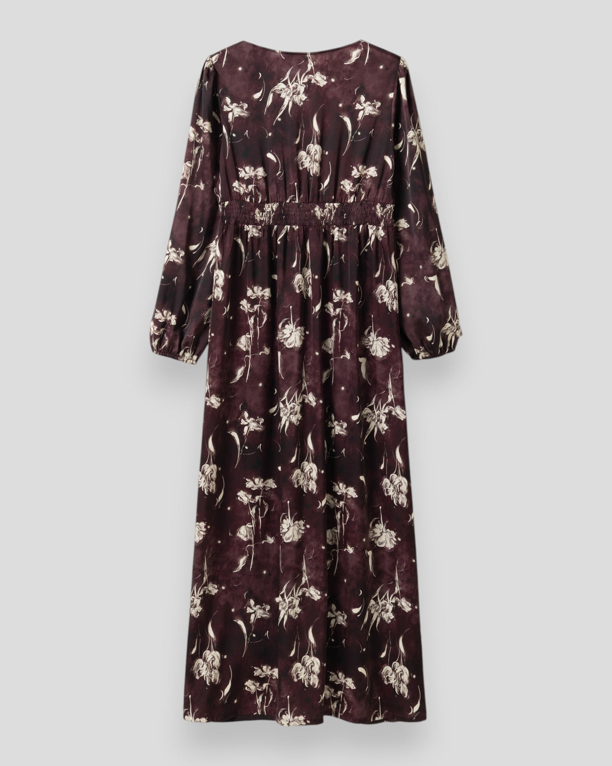 N-Lilith Maxi Dress - Dovie Burgundy Print