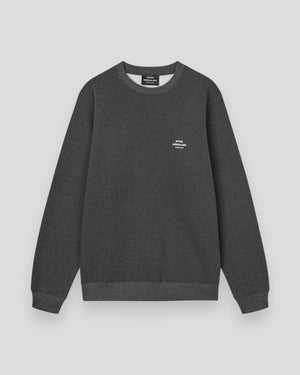Standard Crew Logo Sweat - Dark Grey Melange