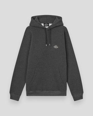Standard Hoodie Logo Sweat - Dark Grey Melange