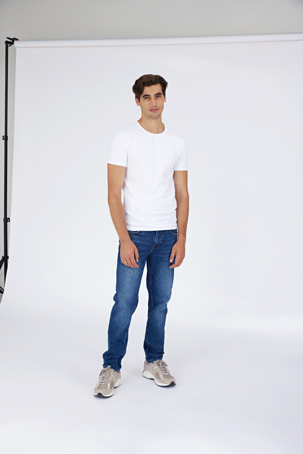 David Crew Neck T-shirt - Bright White - The Sons online