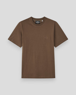 Cotton Jersey Frode Logo Tee FAV - Cocoa