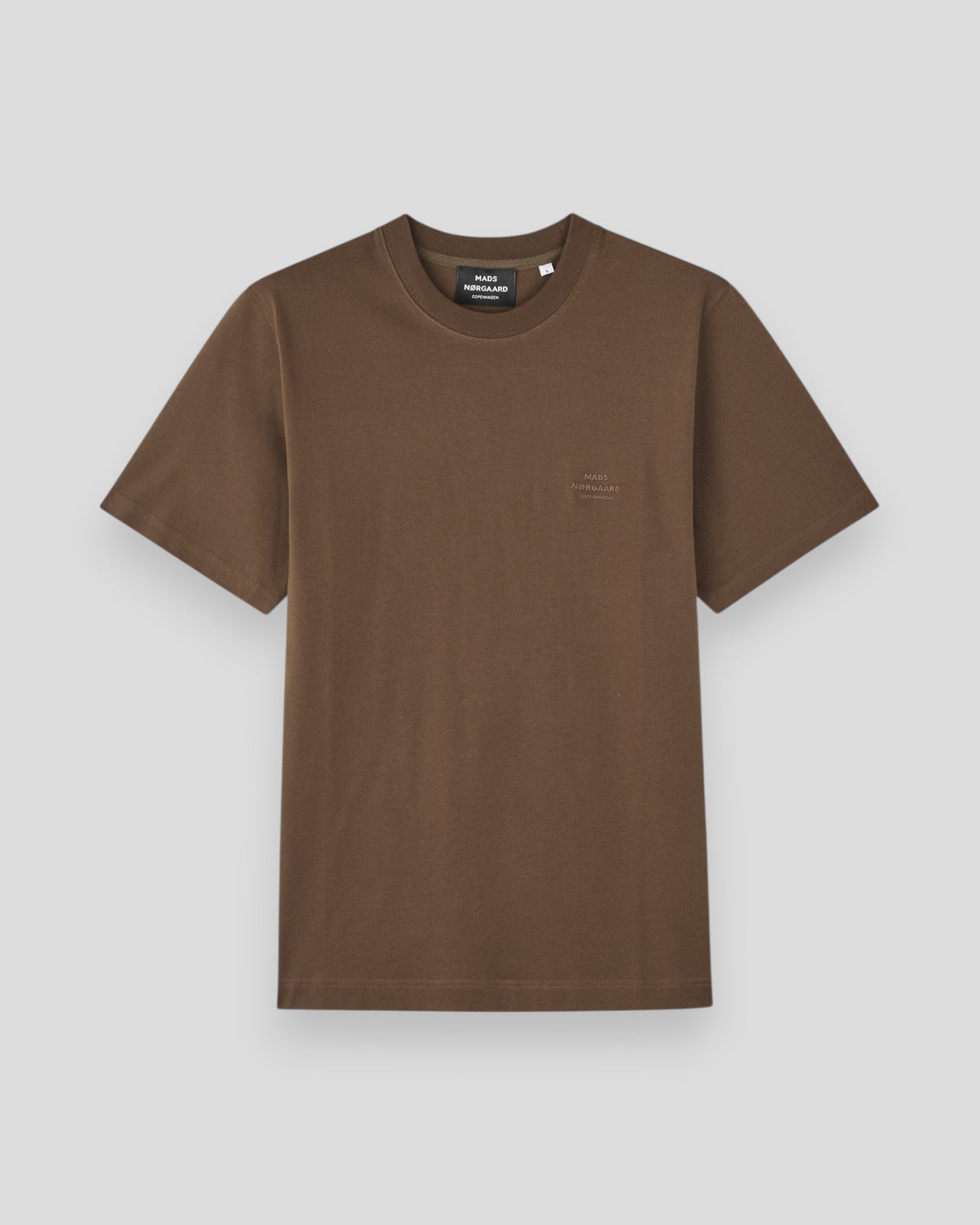 Cotton Jersey Frode Logo Tee FAV - Cocoa