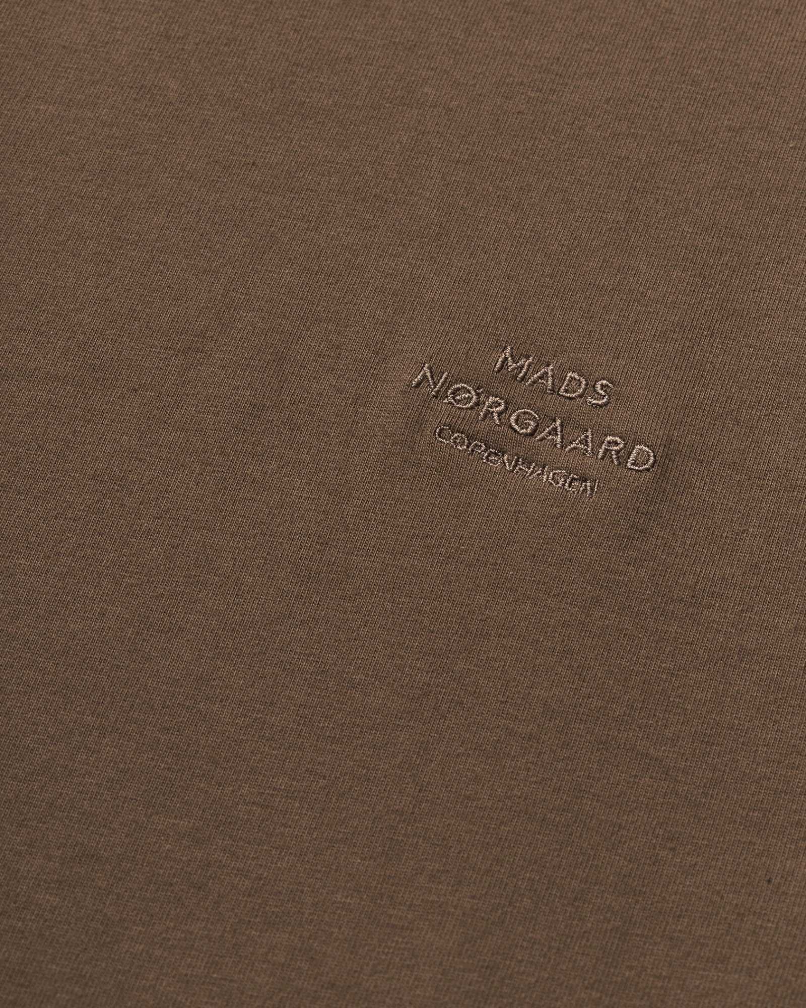 Cotton Jersey Frode Logo Tee FAV - Cocoa